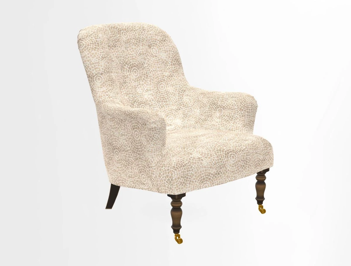 Tisbury Chair in House Clever Velvet Henna