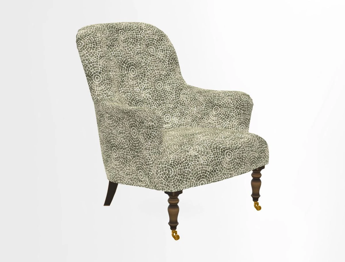 Tisbury Chair in House Clever Velvet Henna