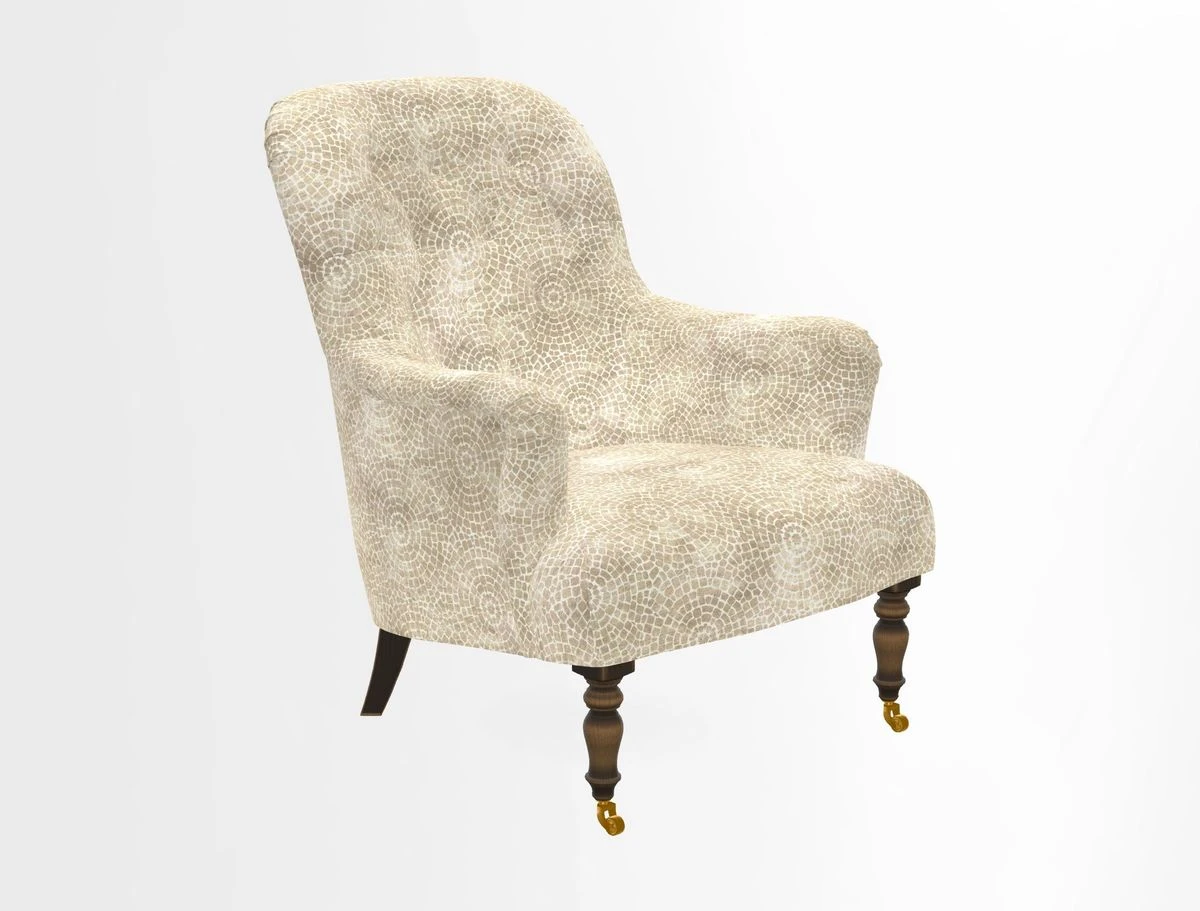 Tisbury Chair in House Clever Velvet Henna