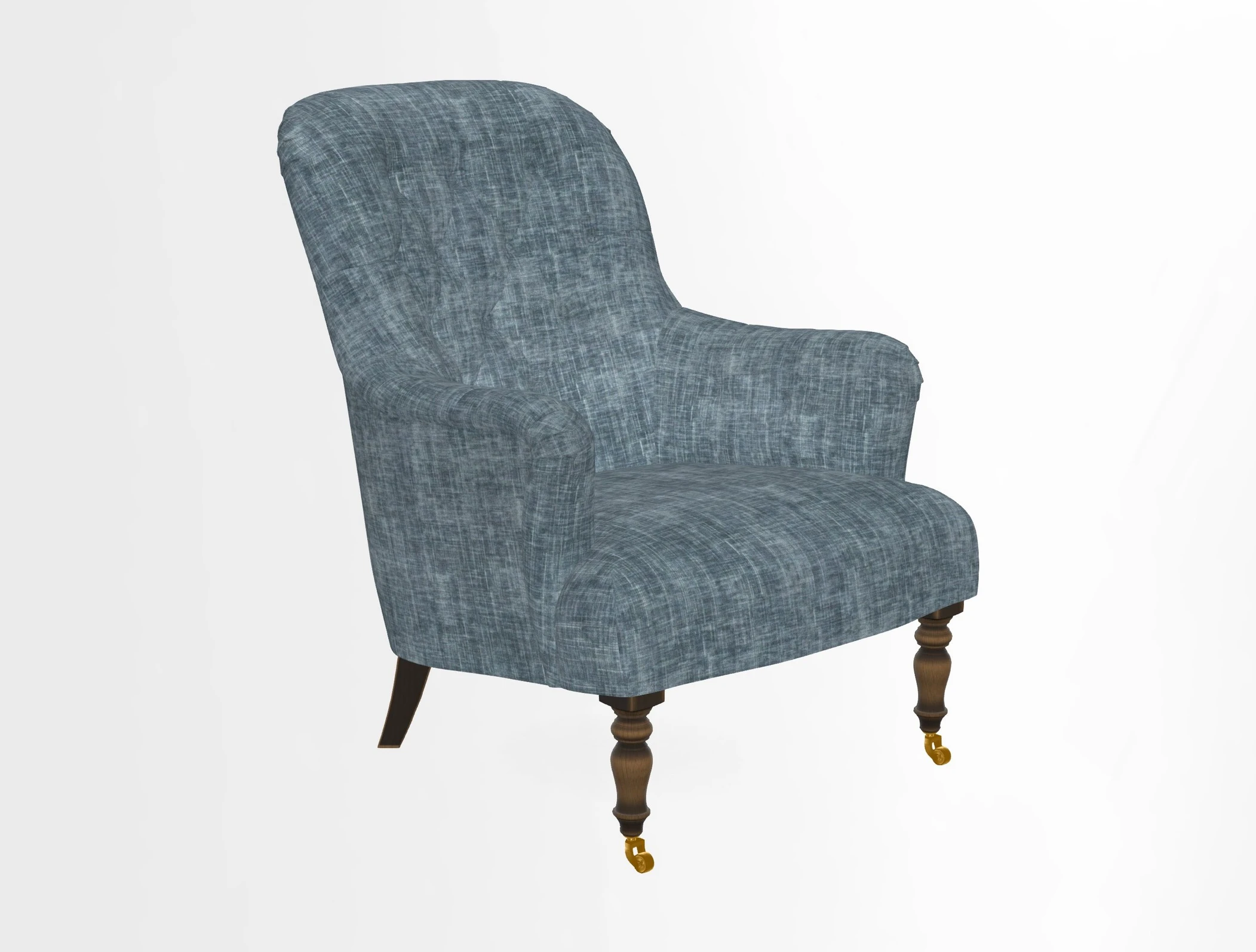 Tisbury Chair in House Clever Velvet Henna
