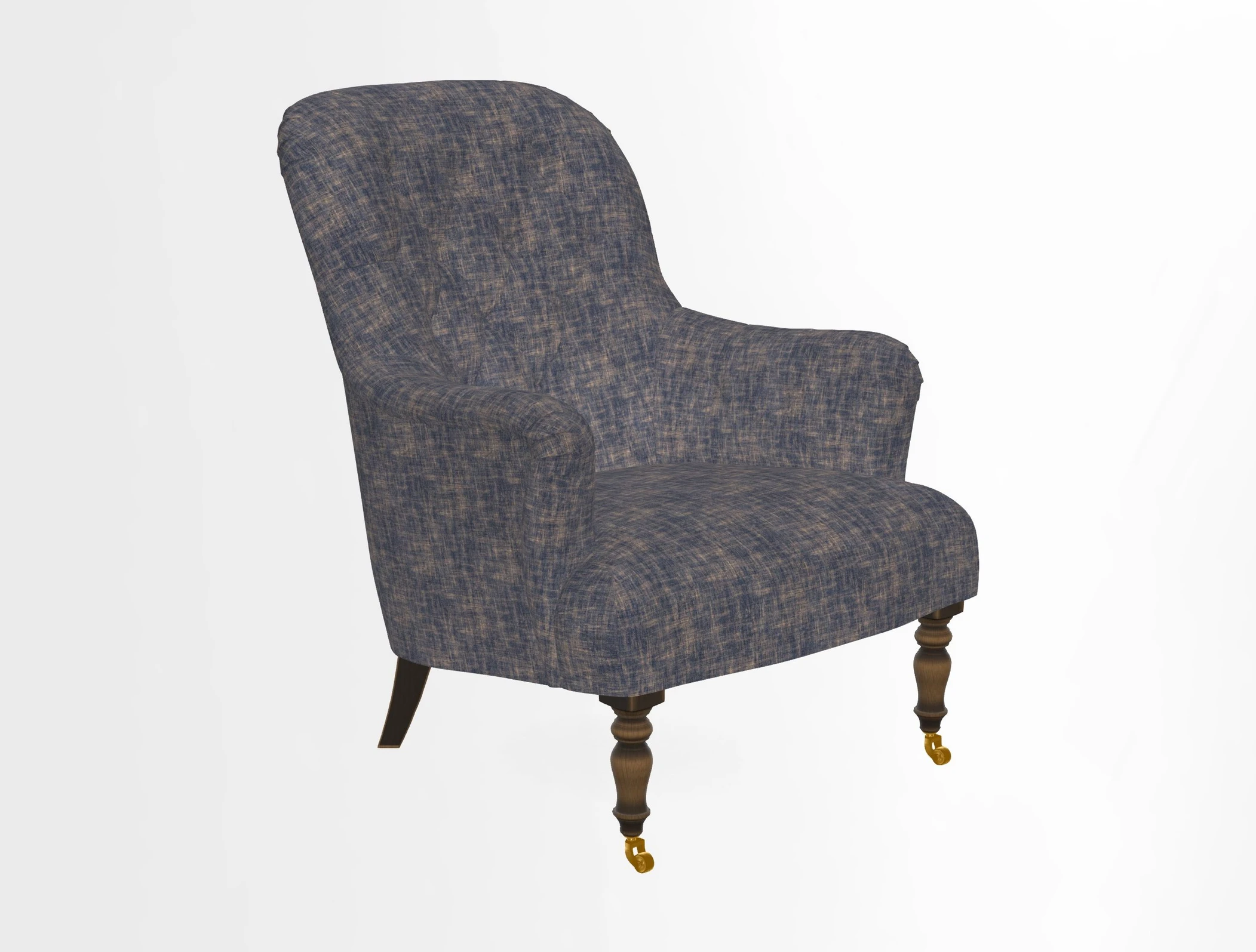 Tisbury Chair in House Clever Velvet Henna