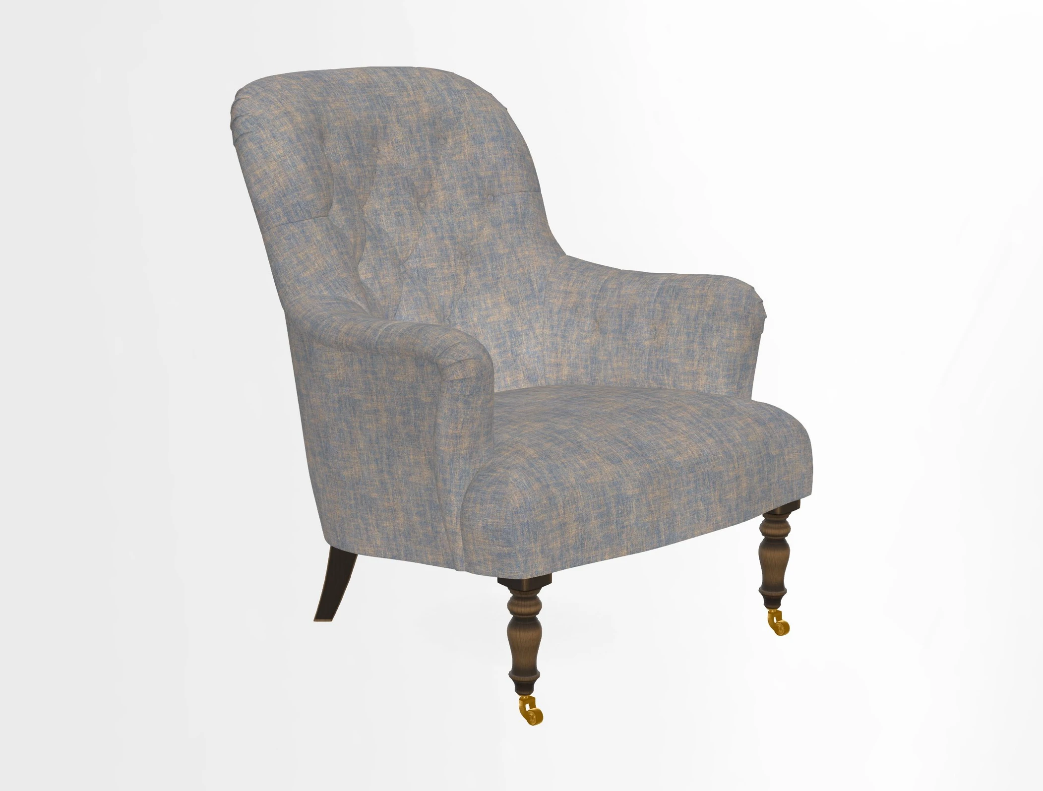 Tisbury Chair in House Clever Velvet Henna