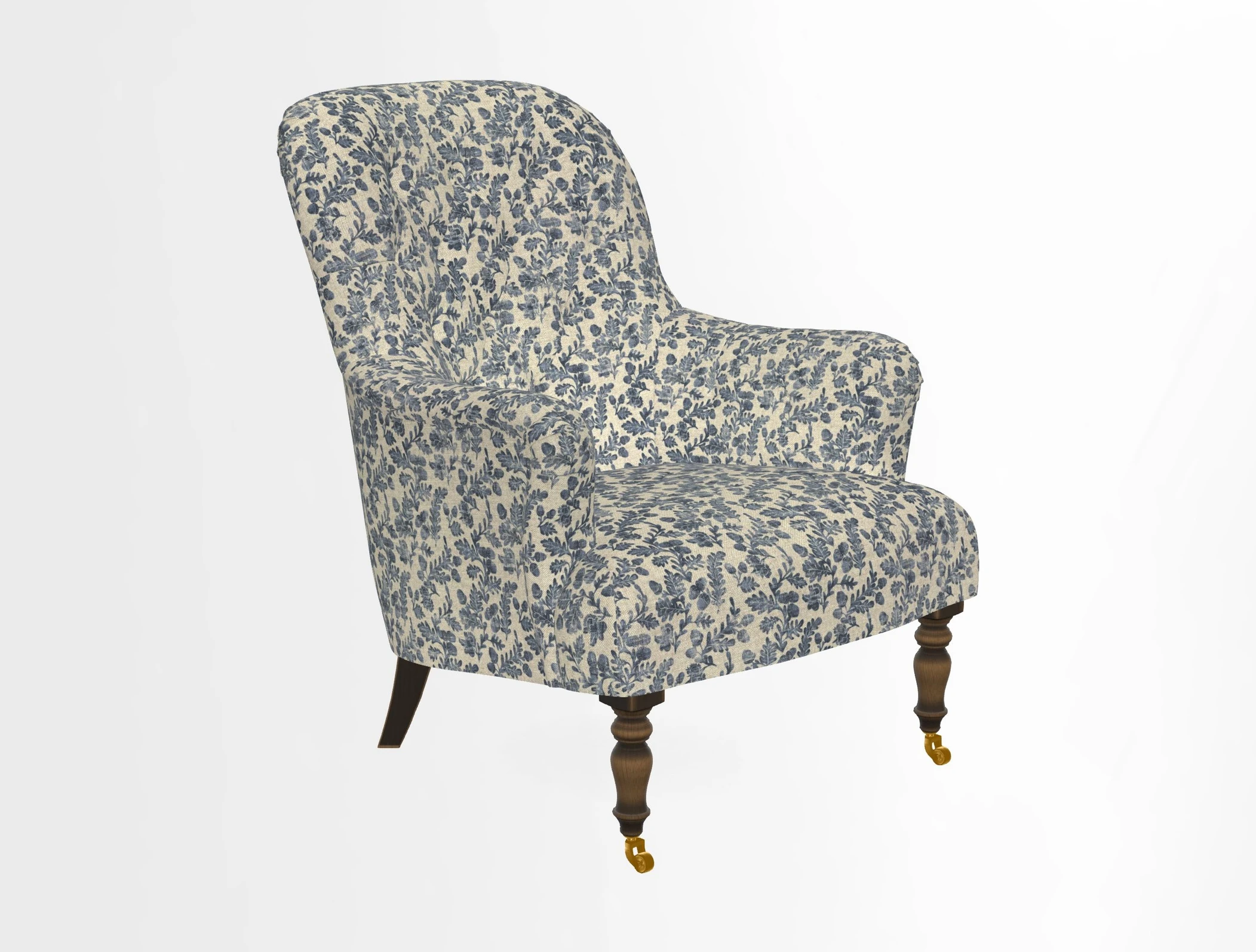 Tisbury Chair in House Clever Velvet Henna
