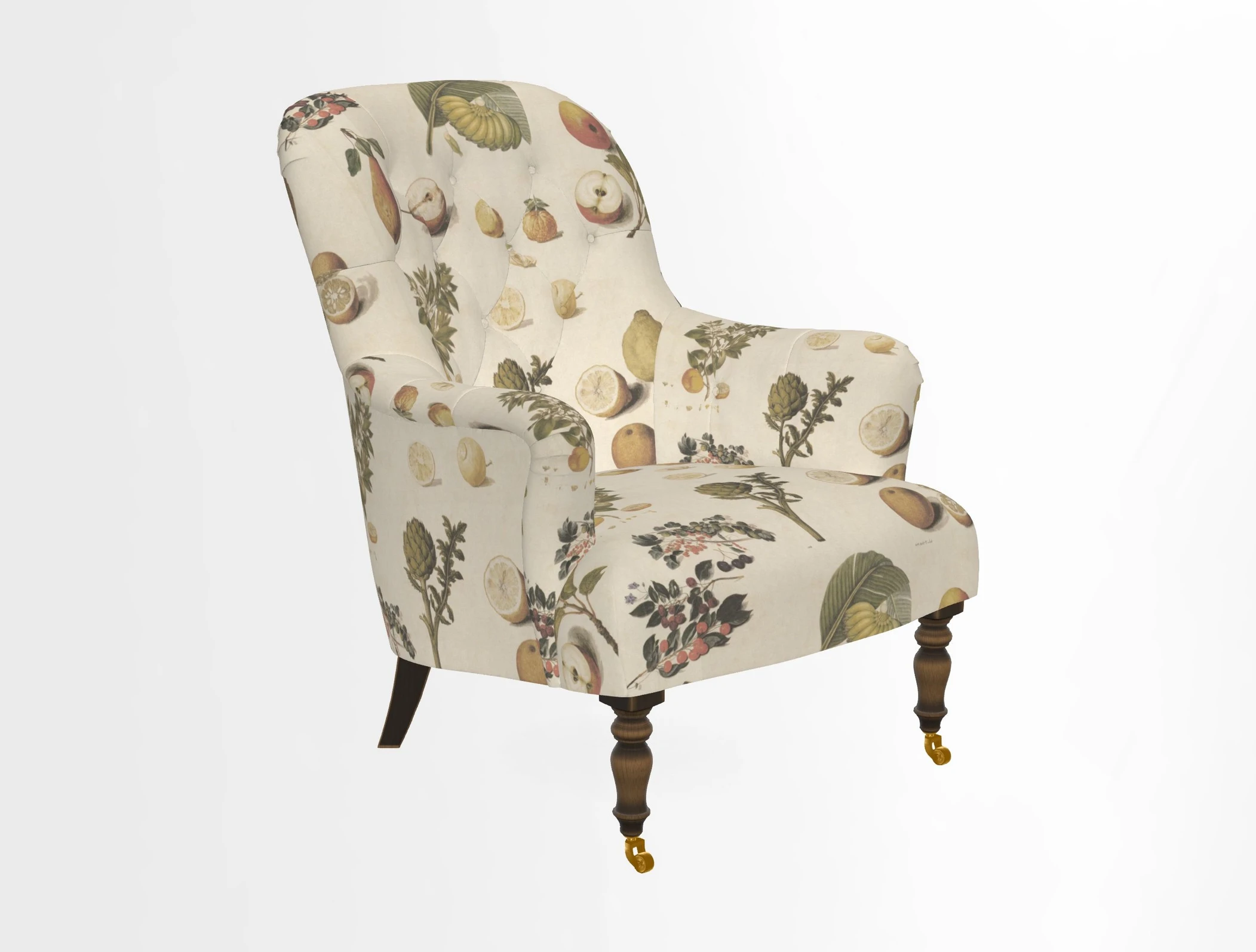 Tisbury Chair in House Clever Velvet Henna