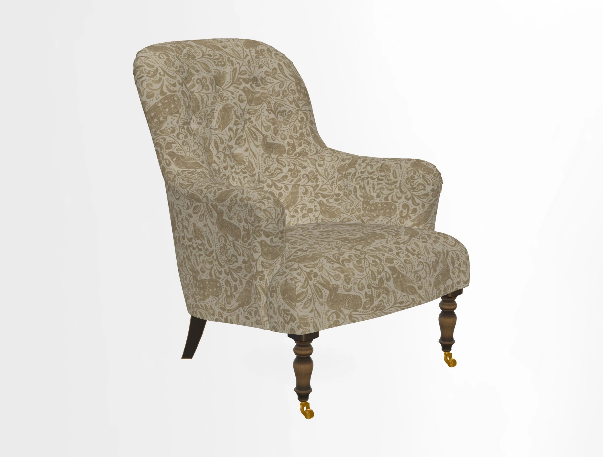 Tisbury Chair in House Clever Velvet Henna