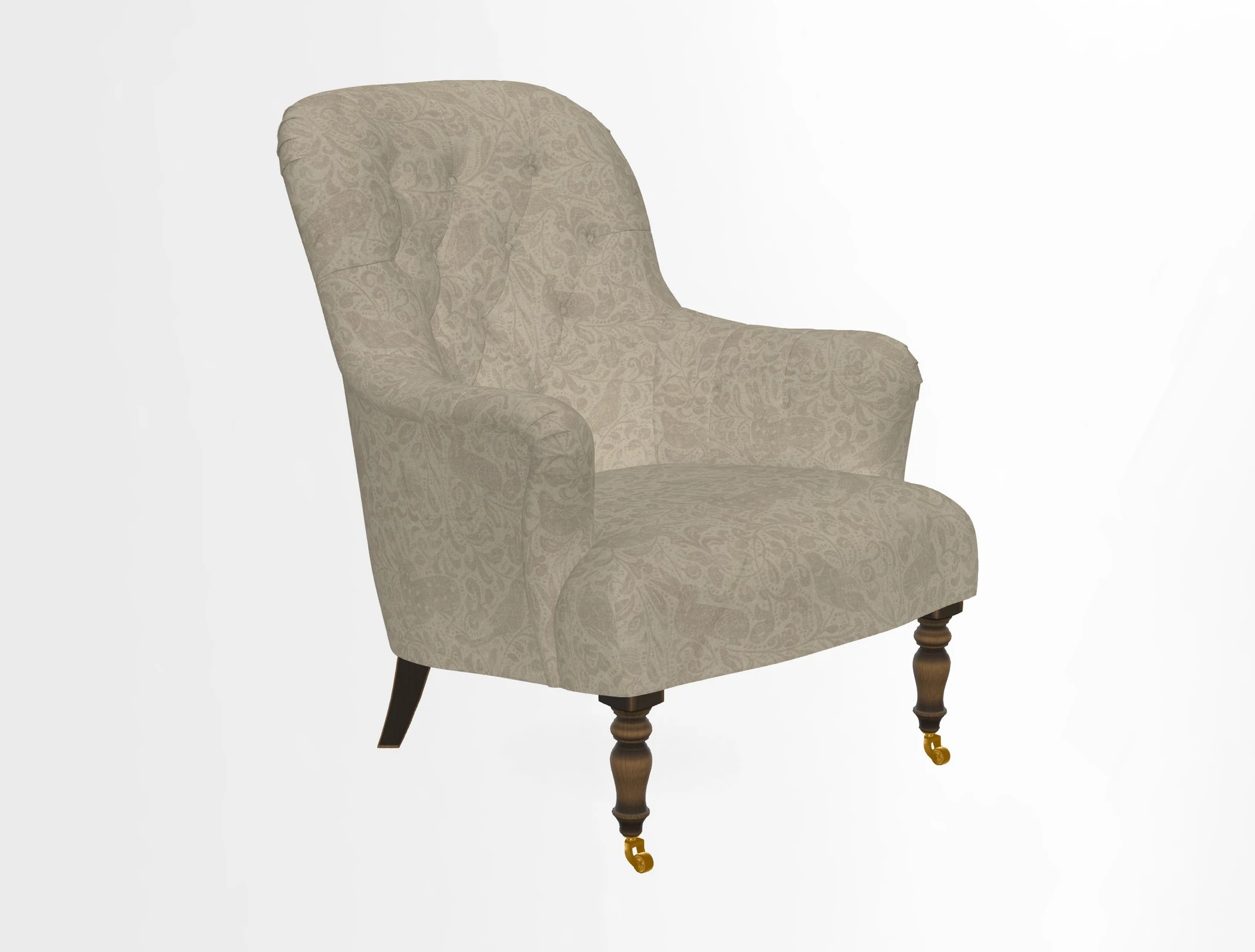 Tisbury Chair in House Clever Velvet Henna