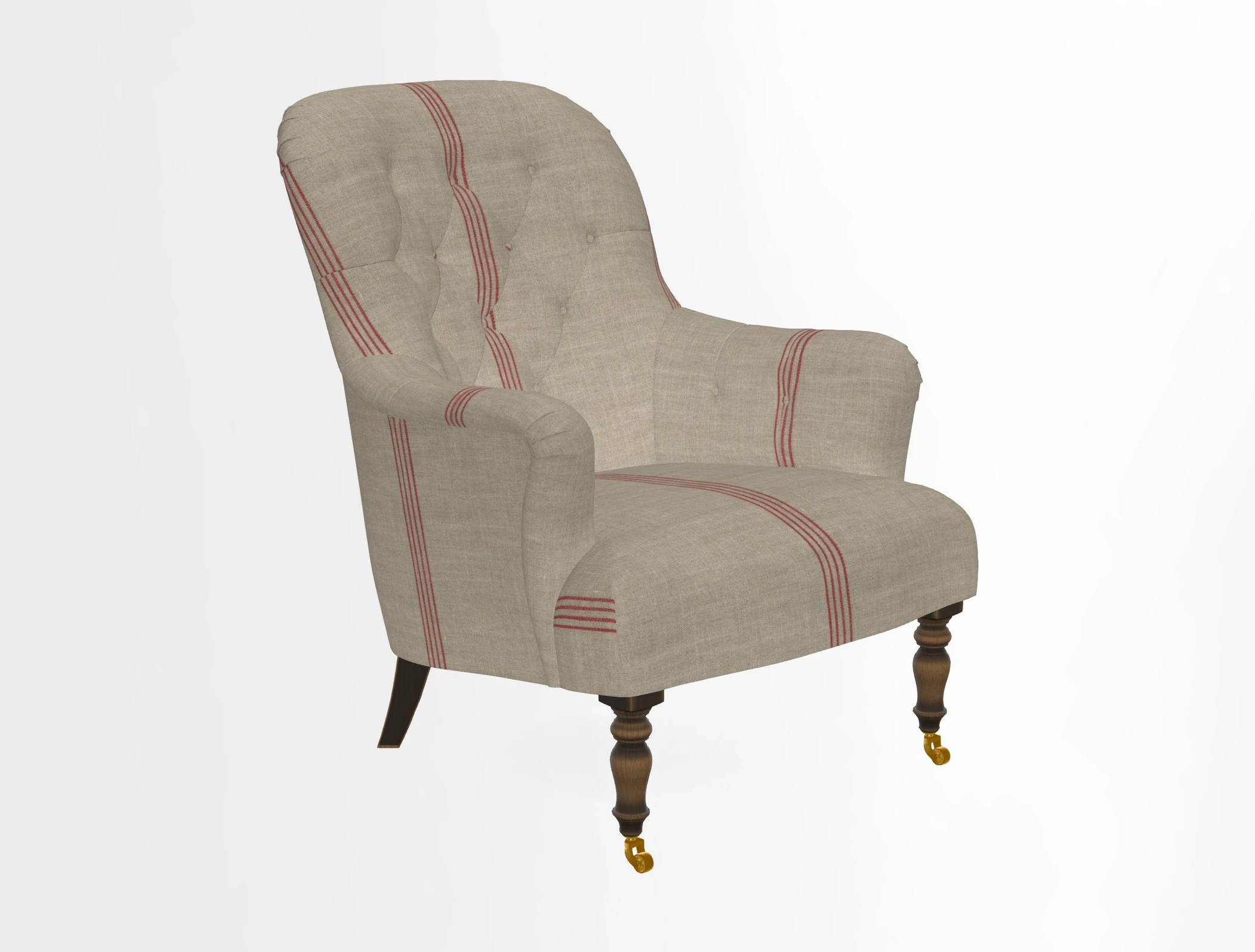 Tisbury Chair in House Clever Velvet Henna