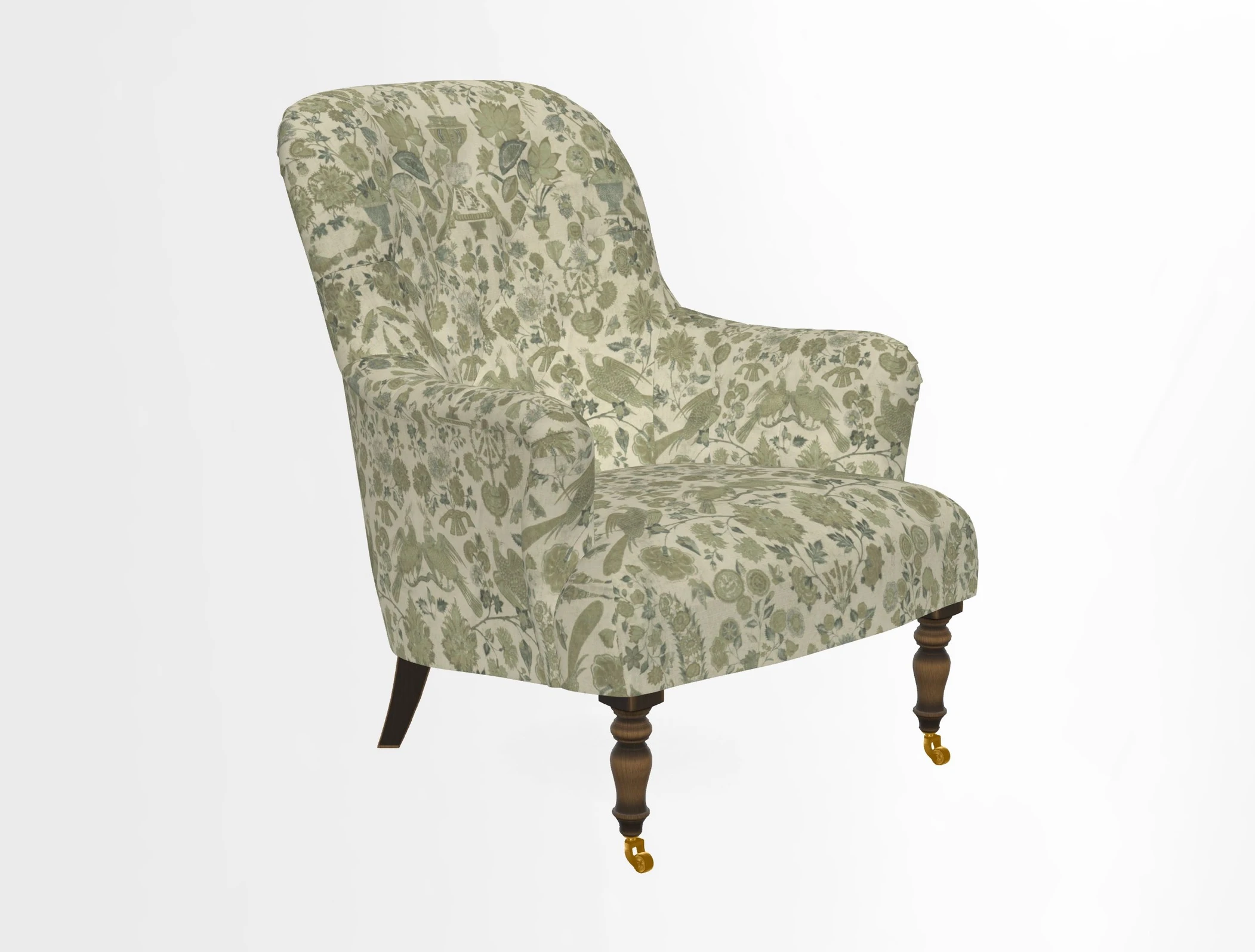 Tisbury Chair in House Clever Velvet Henna