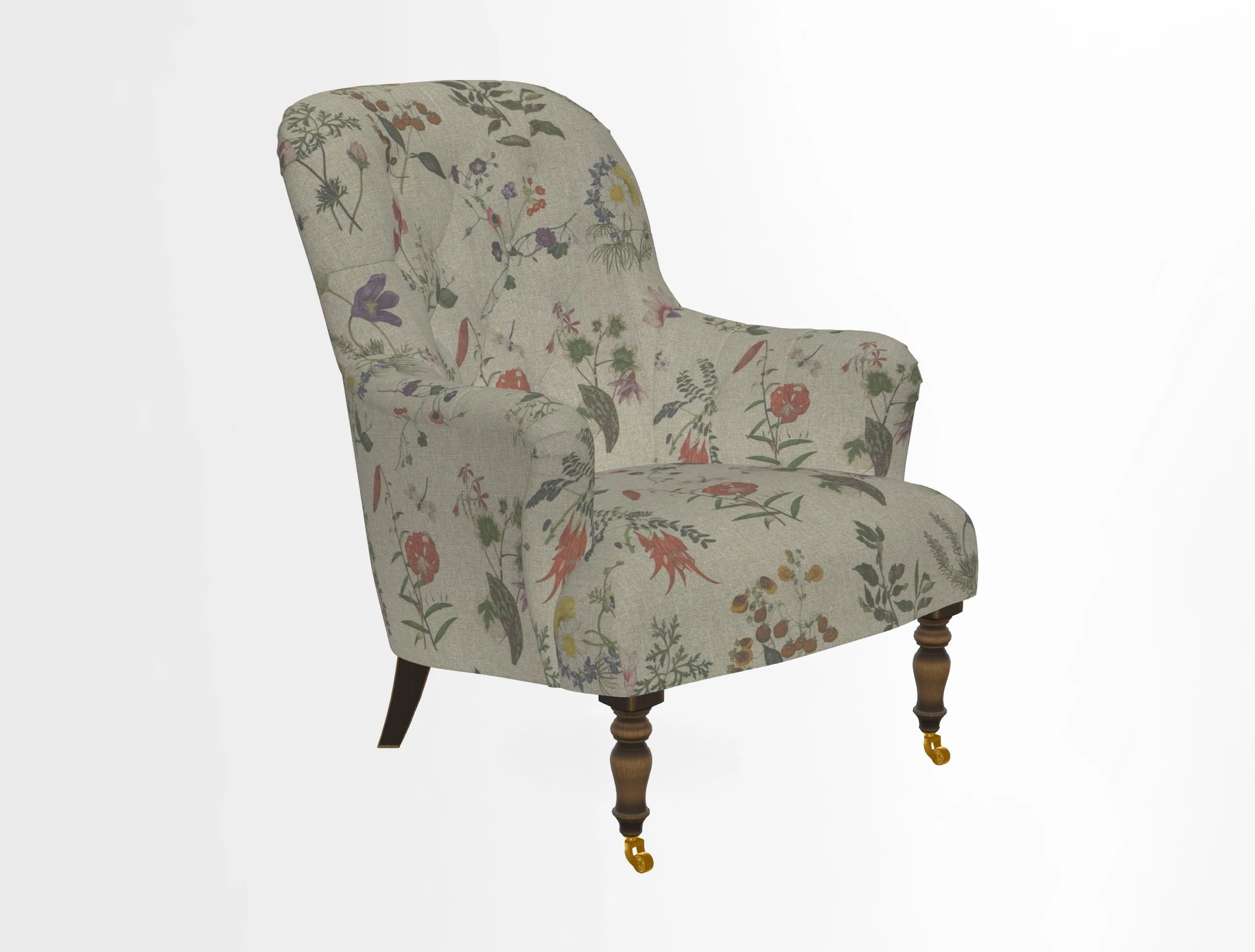 Tisbury Chair in House Clever Velvet Henna
