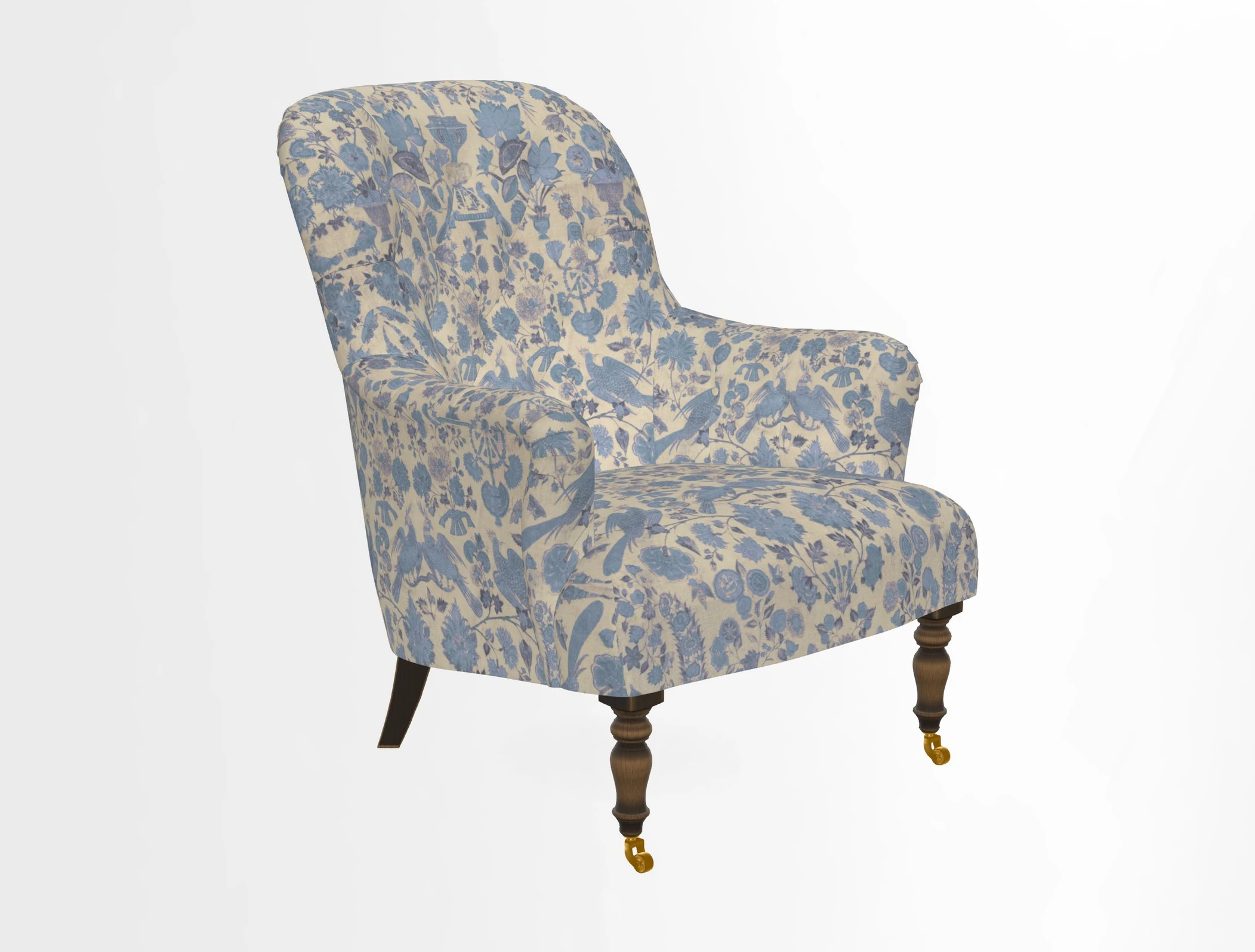Tisbury Chair in House Clever Velvet Henna