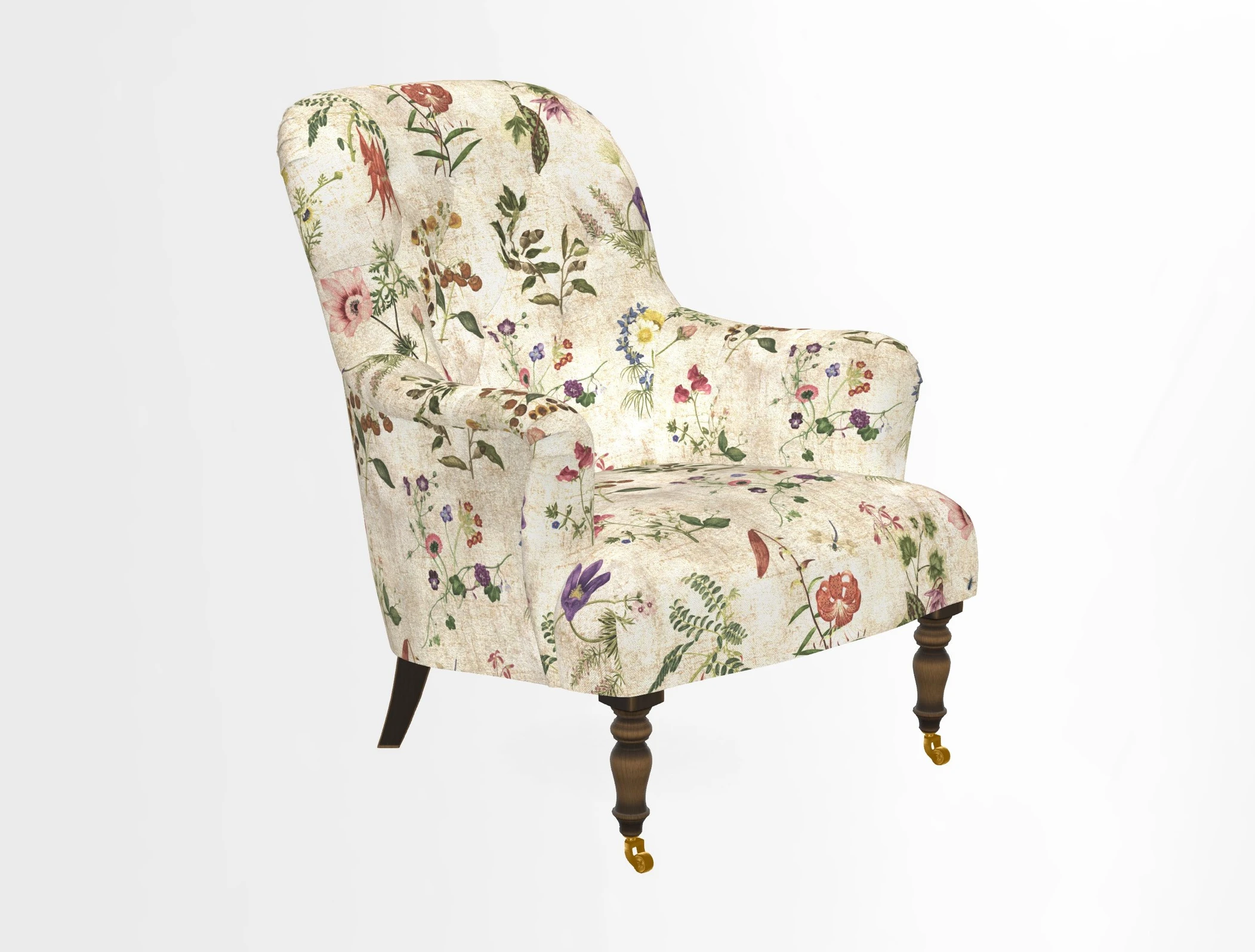 Tisbury Chair in House Clever Velvet Henna