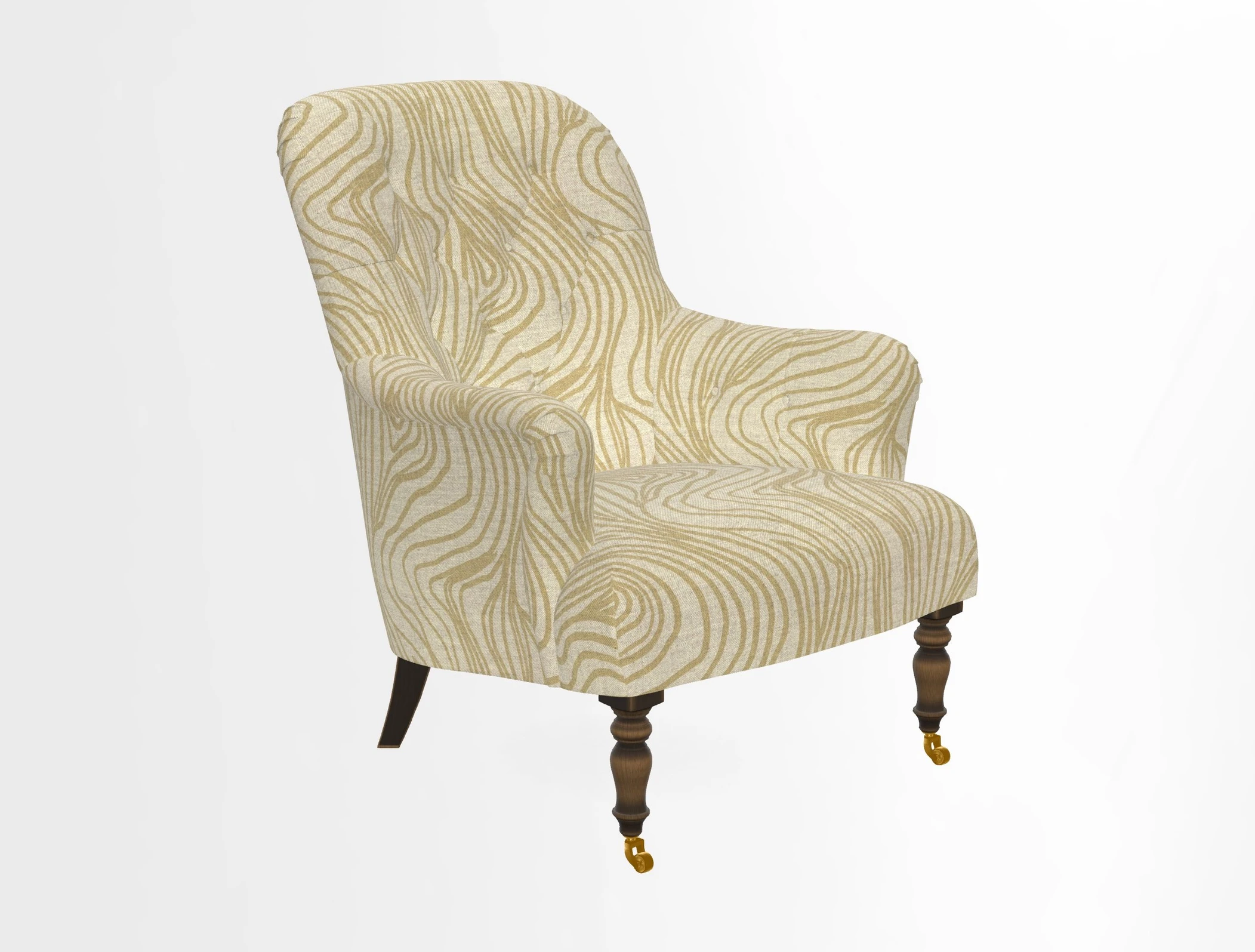Tisbury Chair in House Clever Velvet Henna