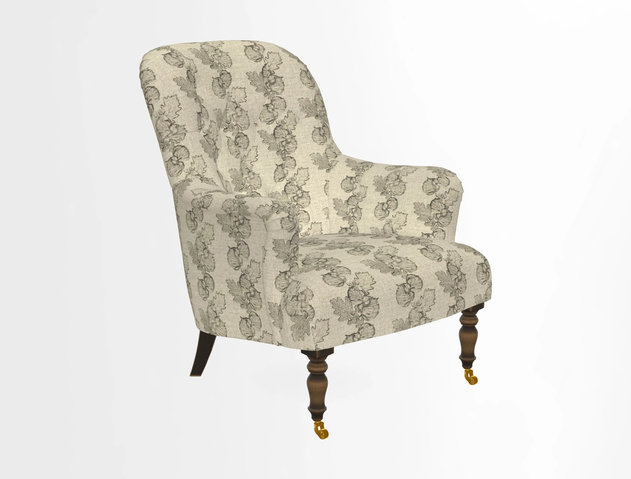 Tisbury Chair in House Clever Velvet Henna