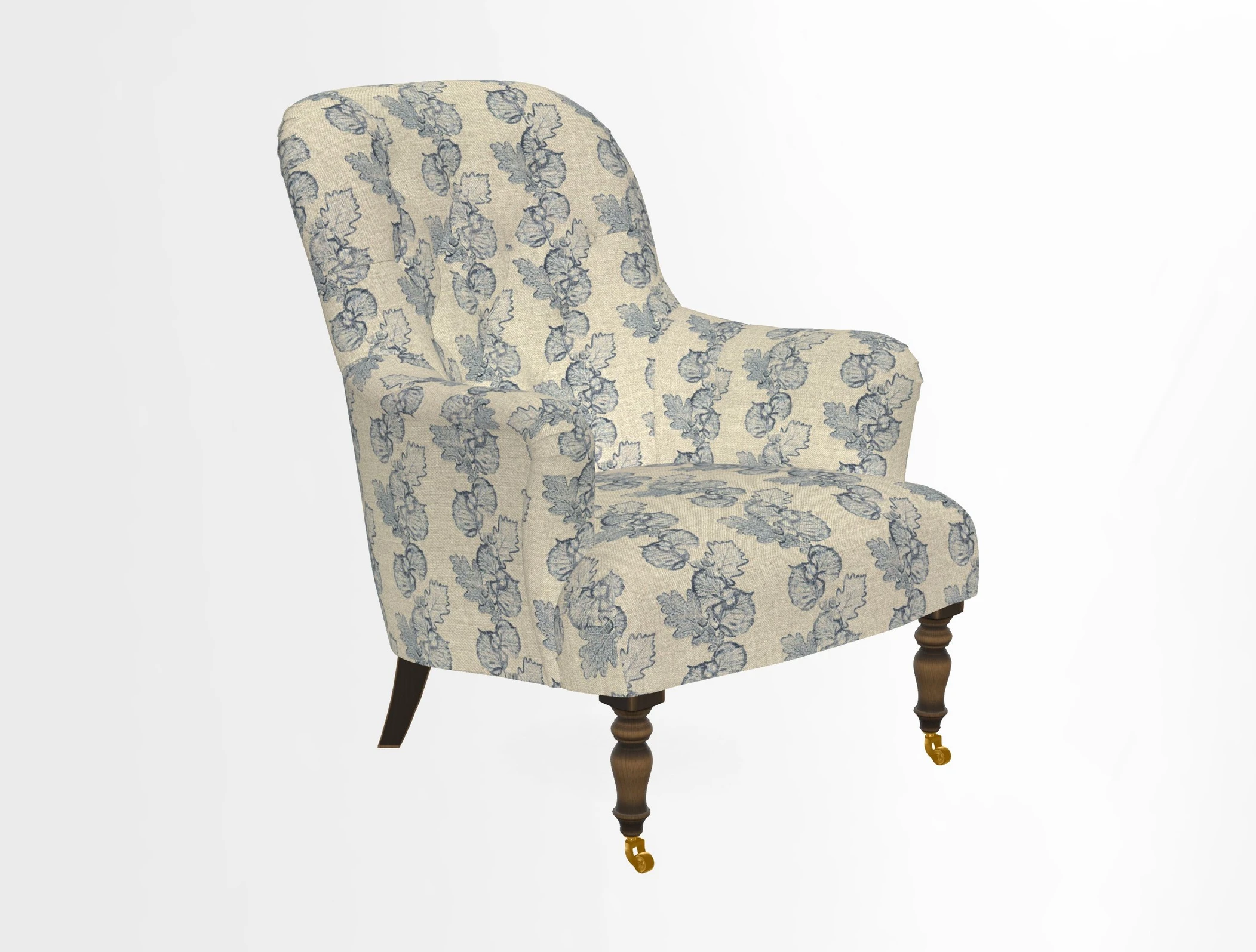 Tisbury Chair in House Clever Velvet Henna