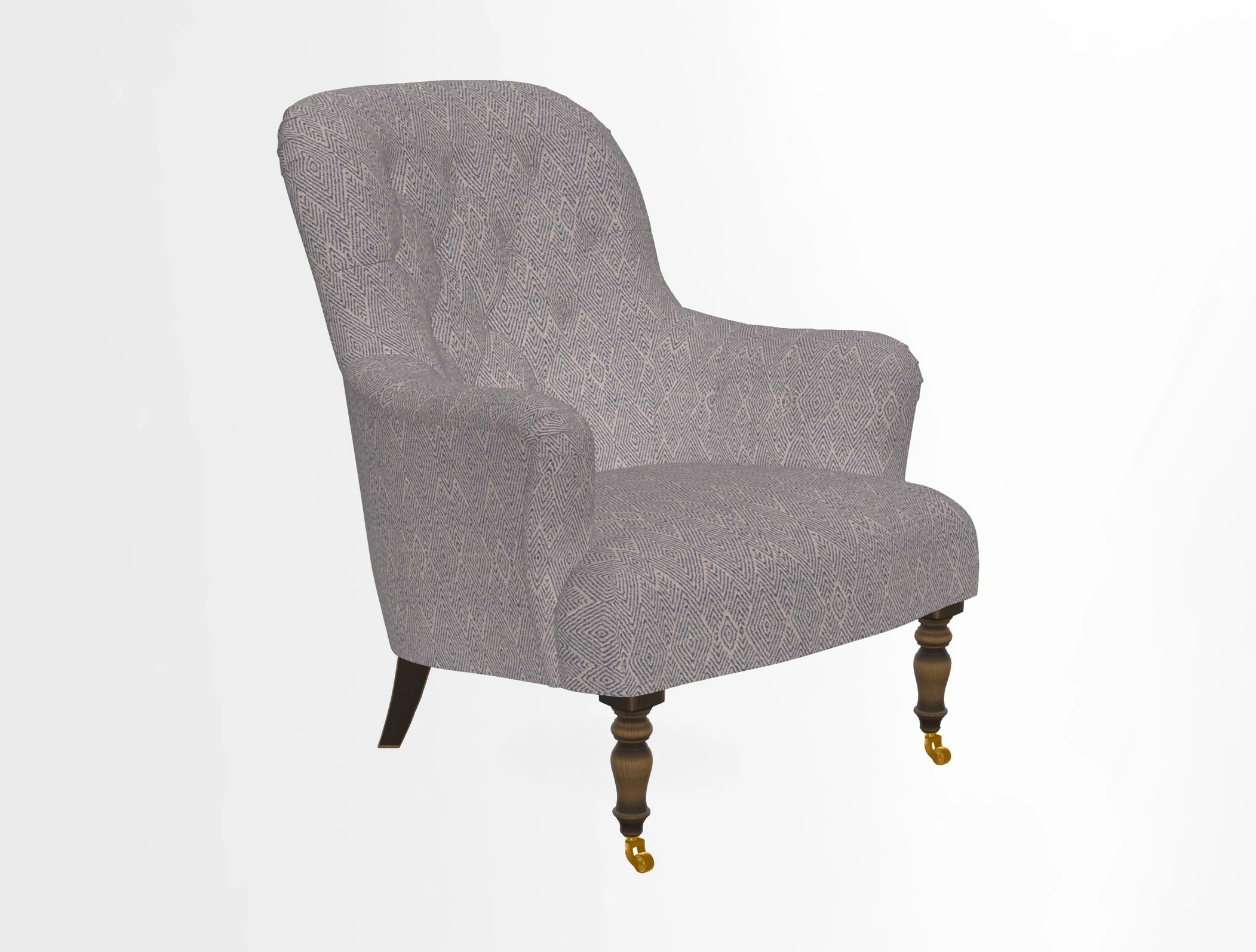 Tisbury Chair in House Clever Velvet Henna