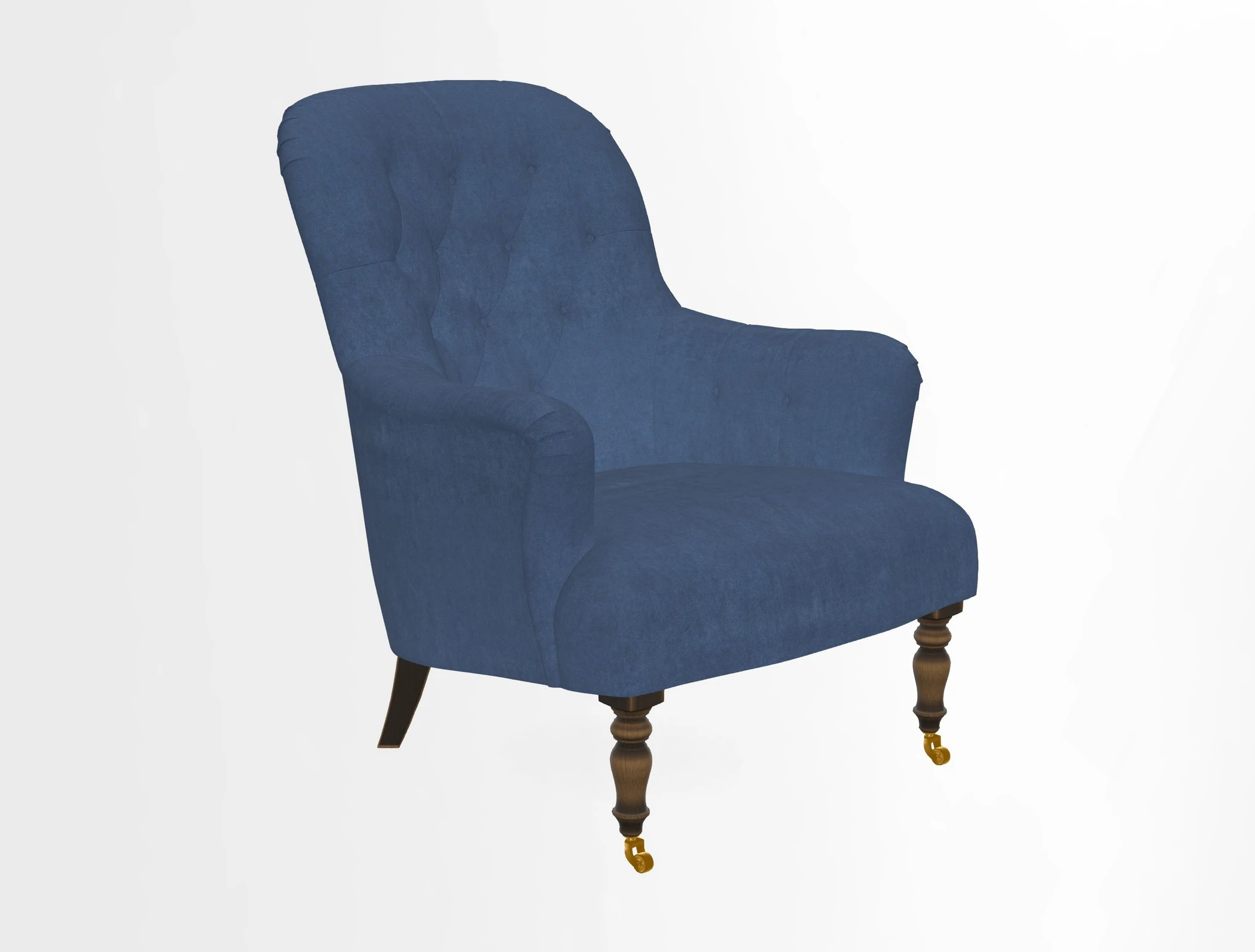Tisbury Chair in House Clever Velvet Henna