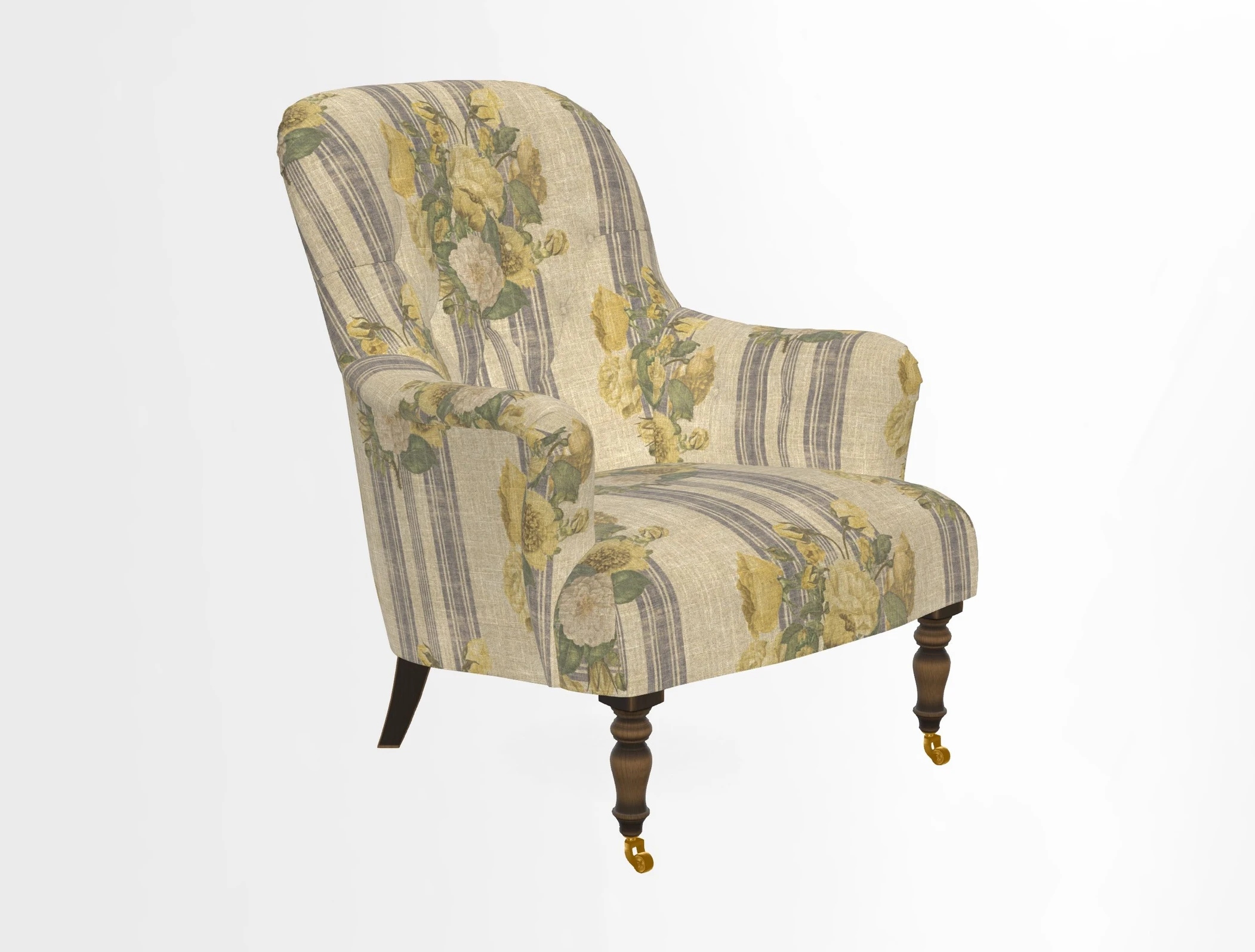 Tisbury Chair in House Clever Velvet Henna