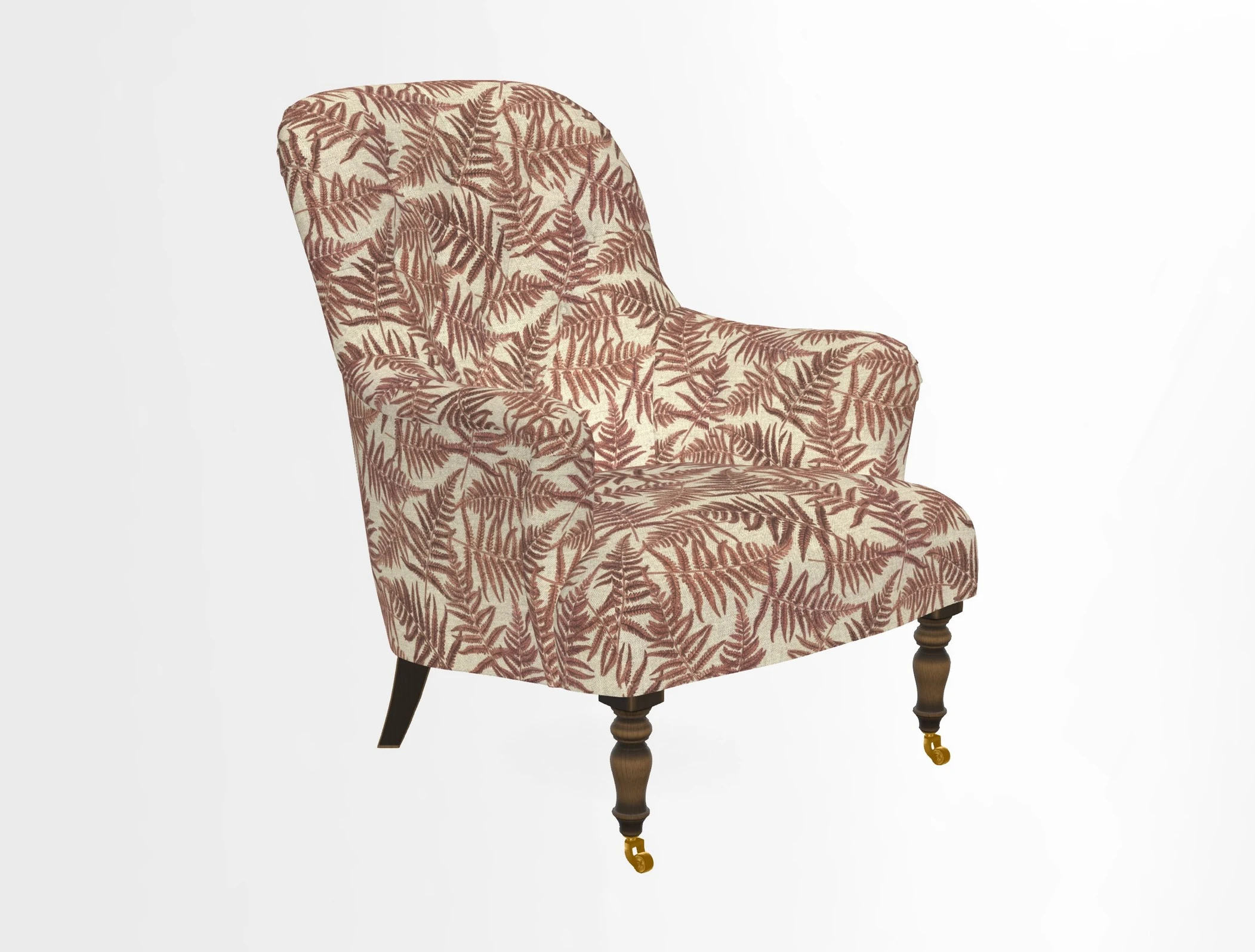 Tisbury Chair in House Clever Velvet Henna