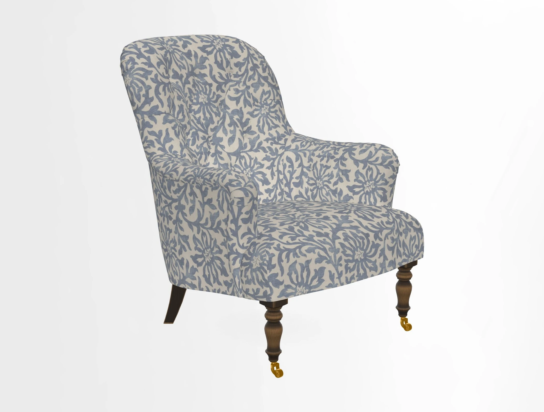 Tisbury Chair in House Clever Velvet Henna