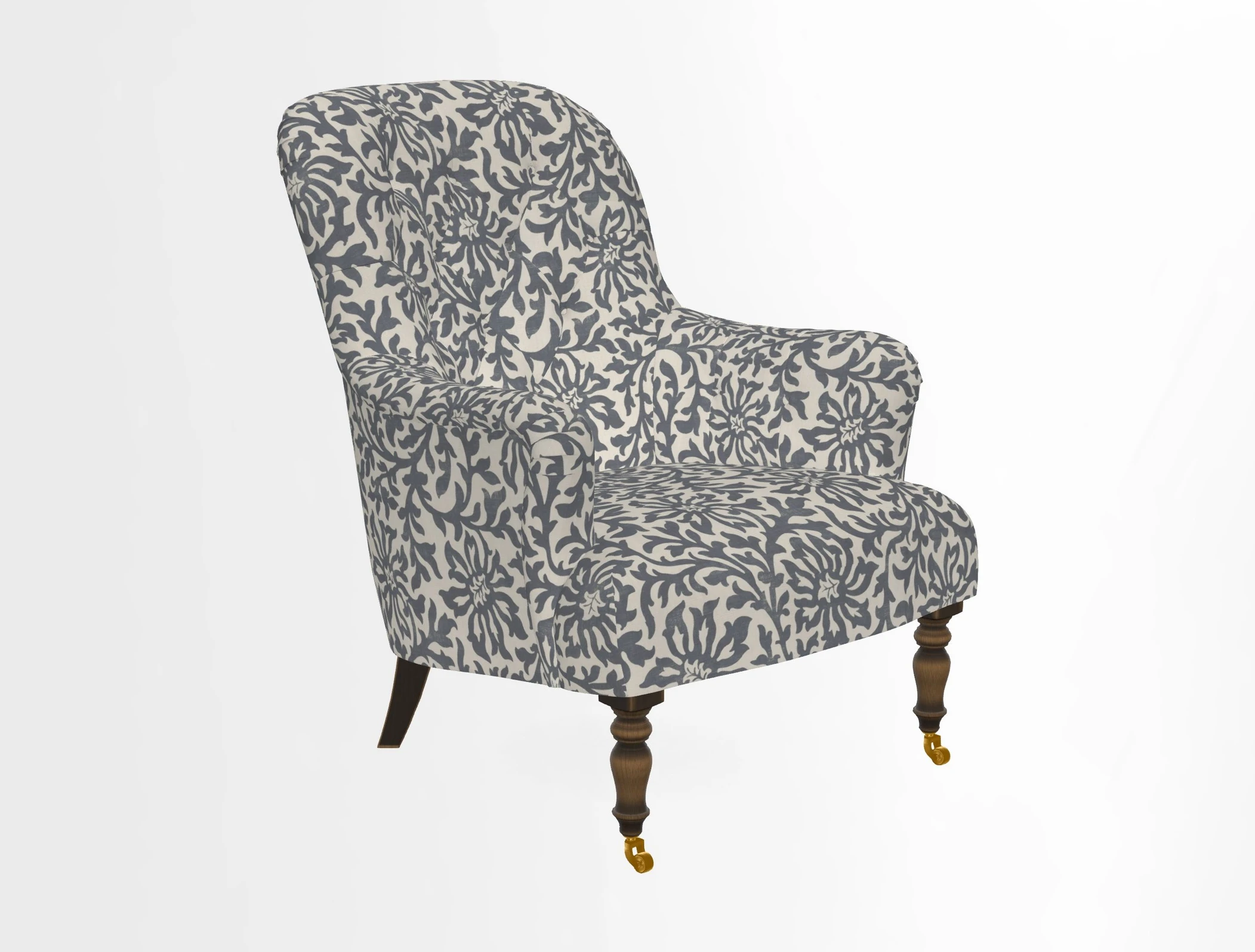 Tisbury Chair in House Clever Velvet Henna