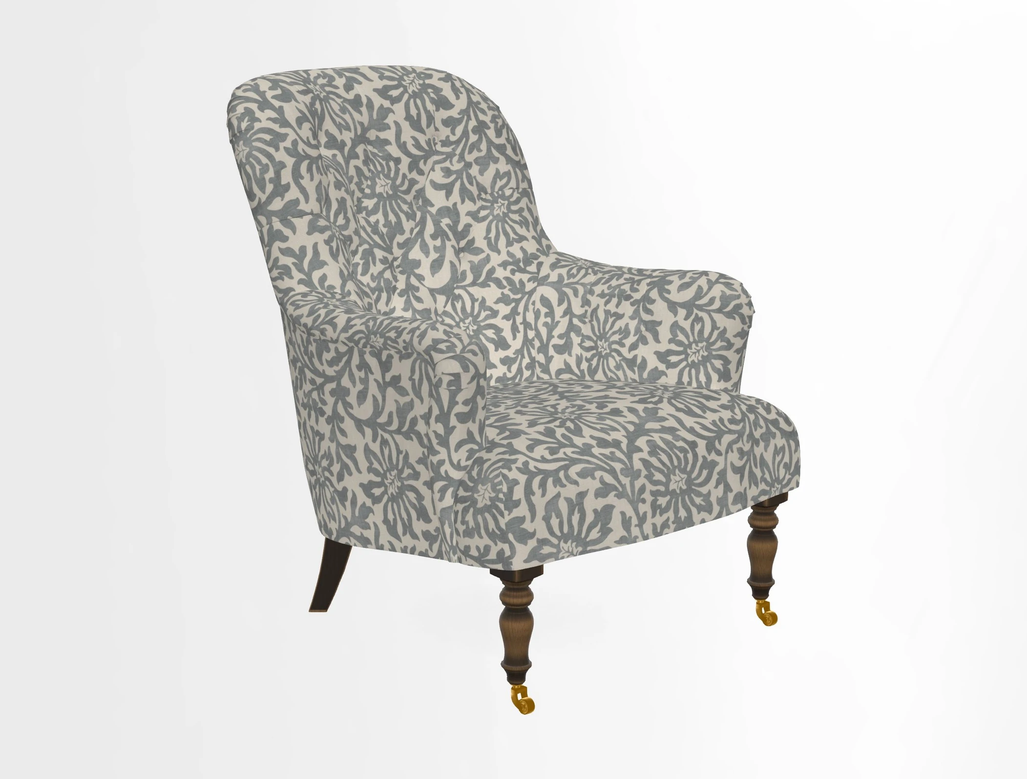 Tisbury Chair in House Clever Velvet Henna