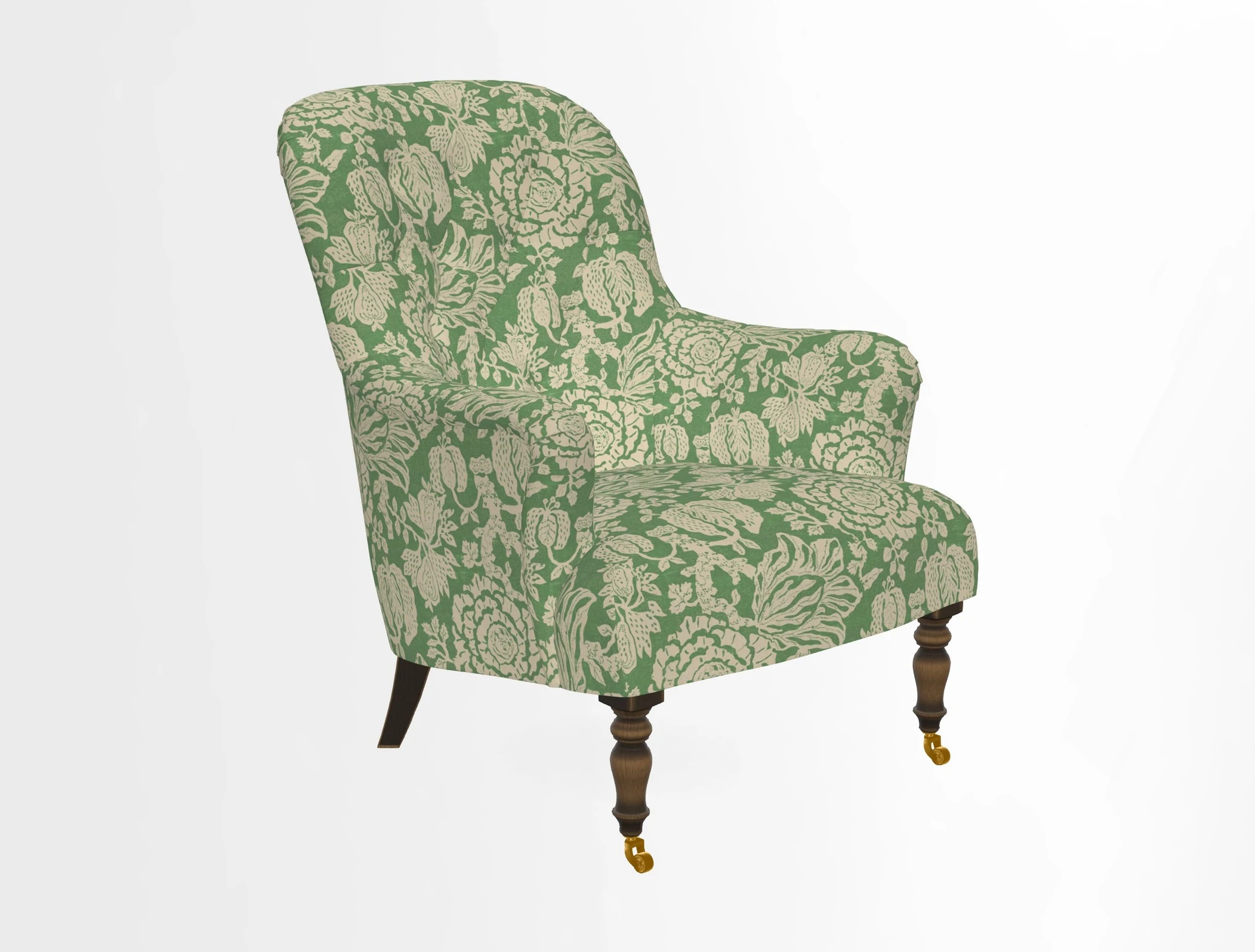 Tisbury Chair in House Clever Velvet Henna