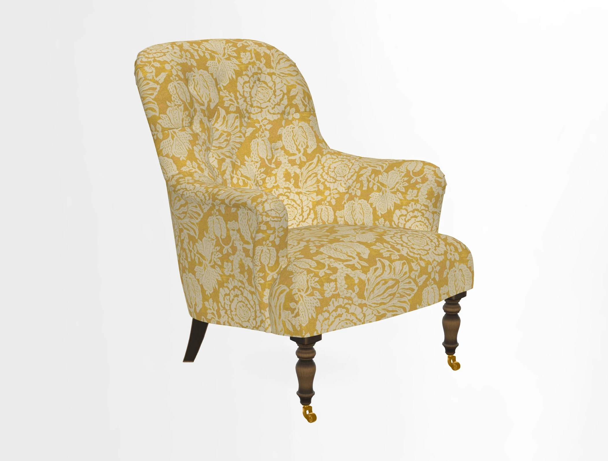 Tisbury Chair in House Clever Velvet Henna