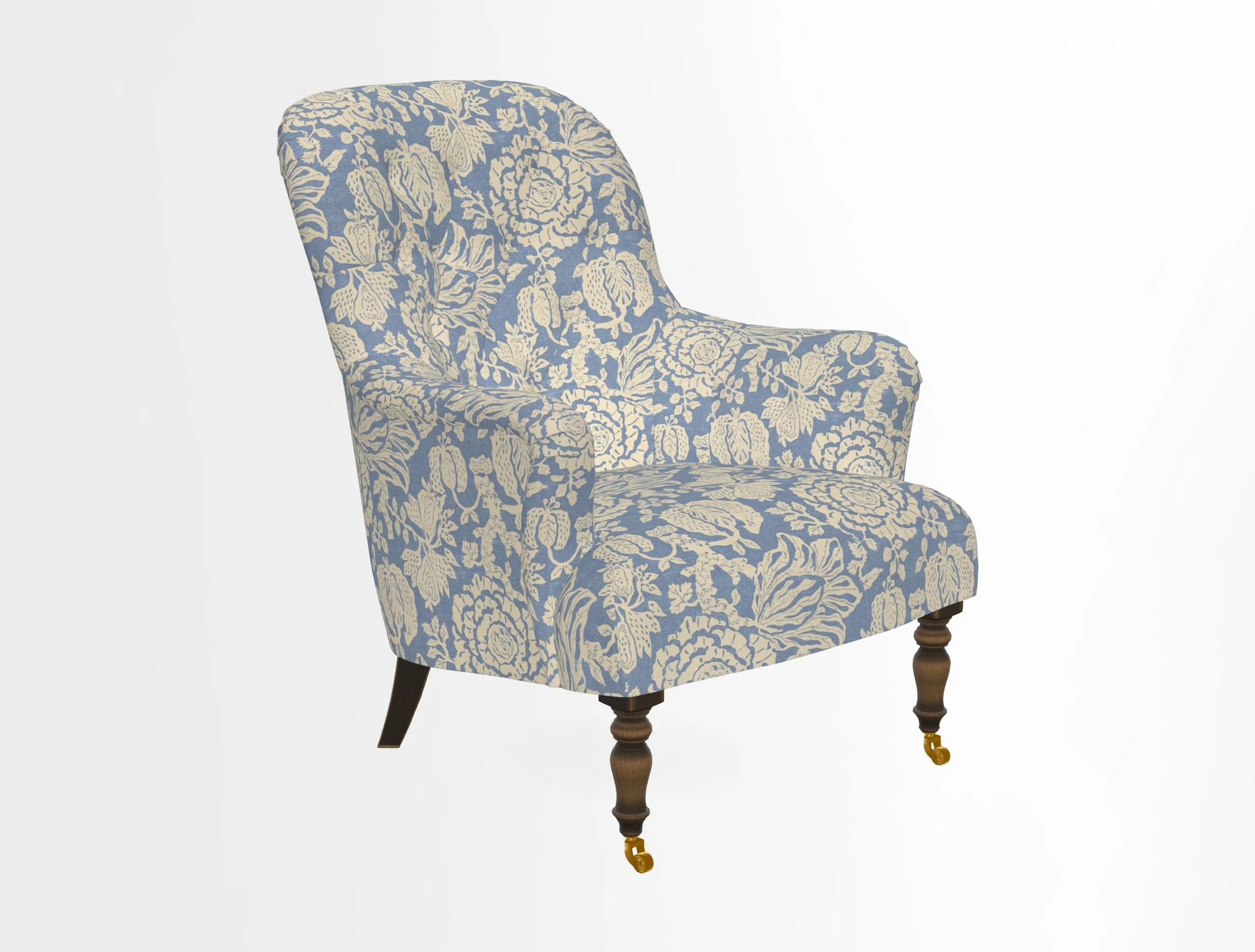 Tisbury Chair in House Clever Velvet Henna