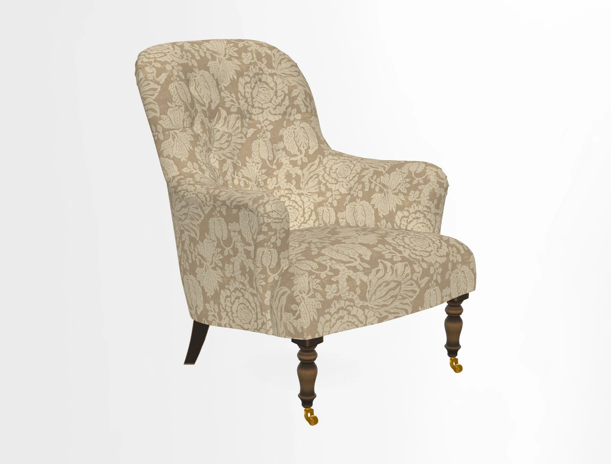 Tisbury Chair in House Clever Velvet Henna