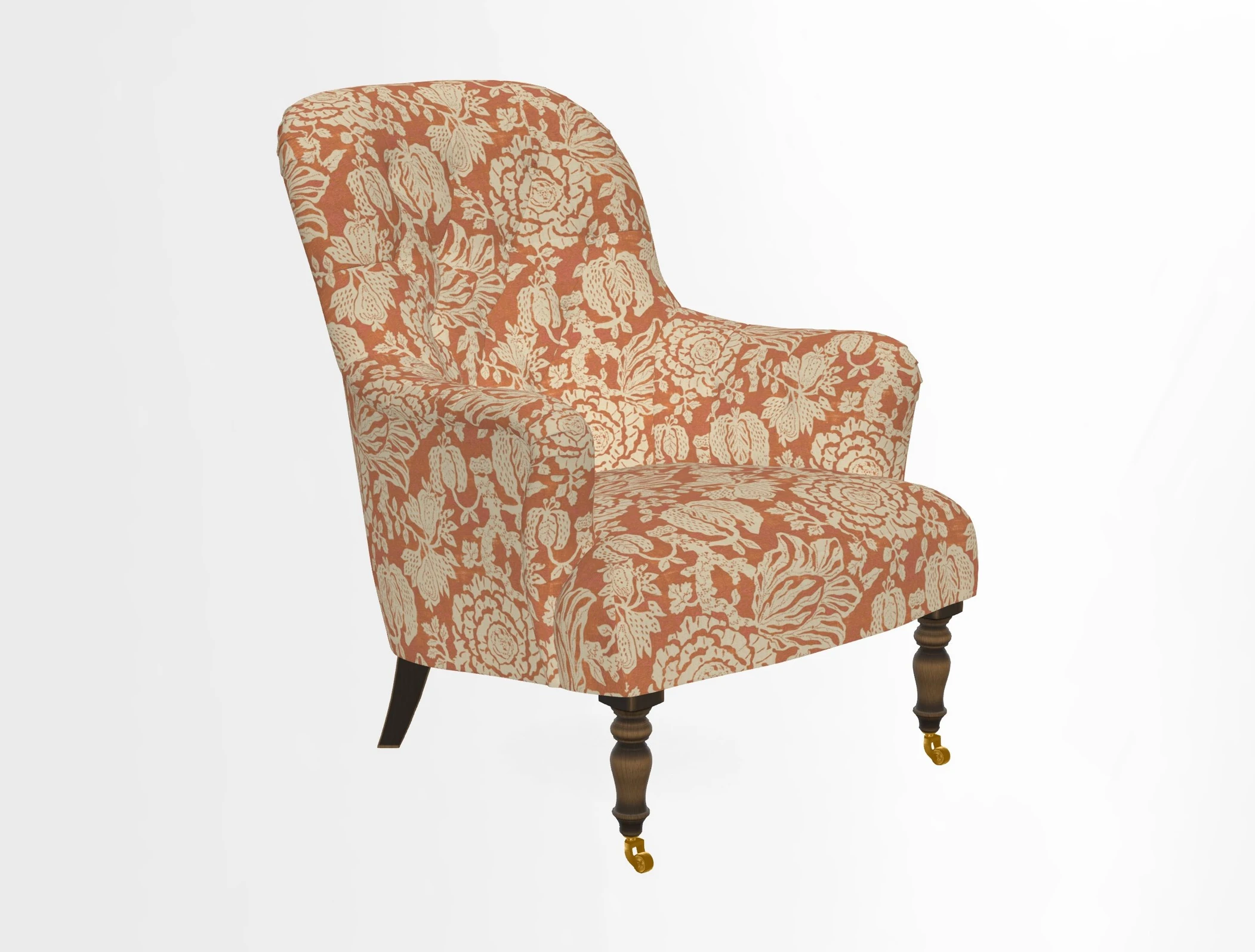 Tisbury Chair in House Clever Velvet Henna