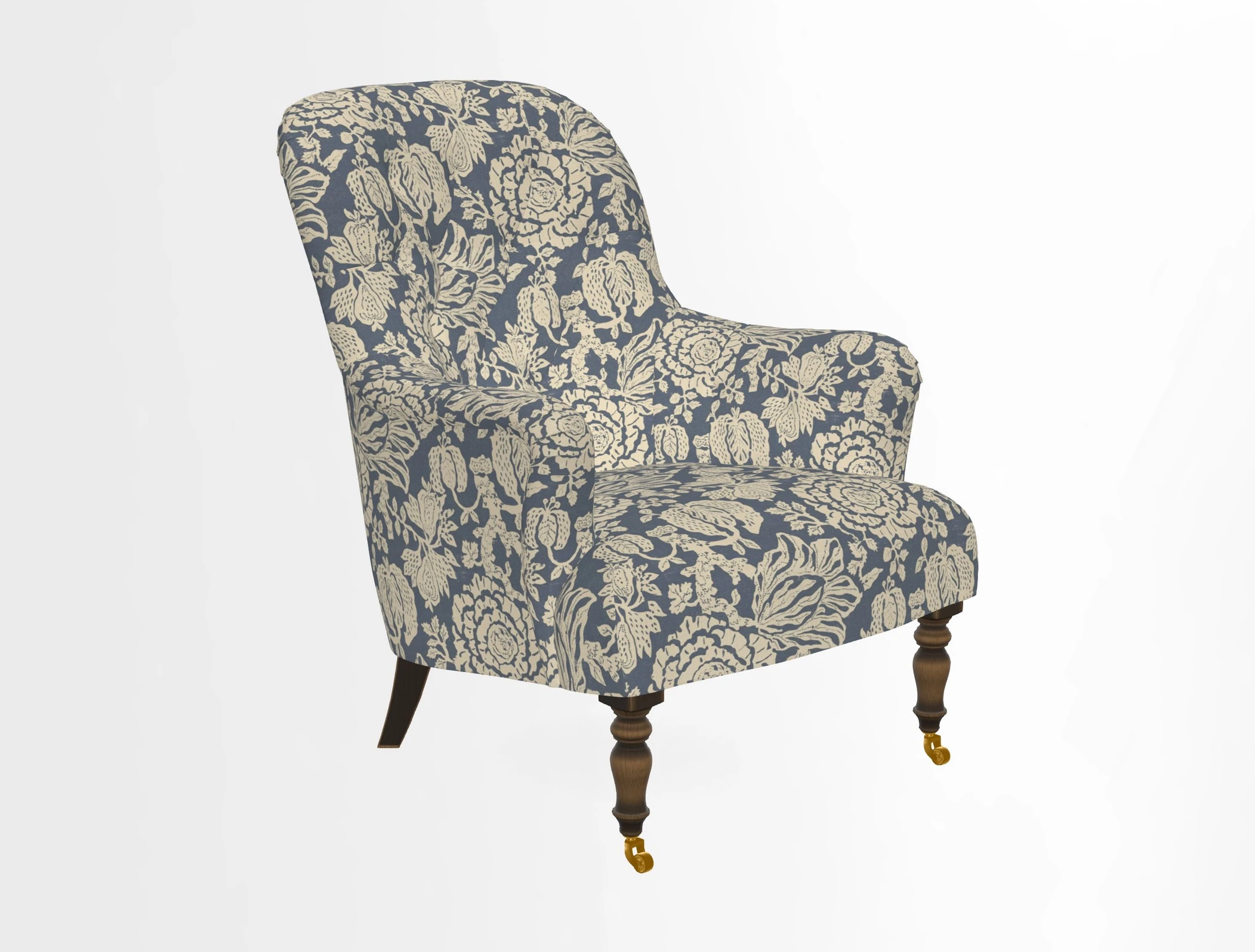 Tisbury Chair in House Clever Velvet Henna