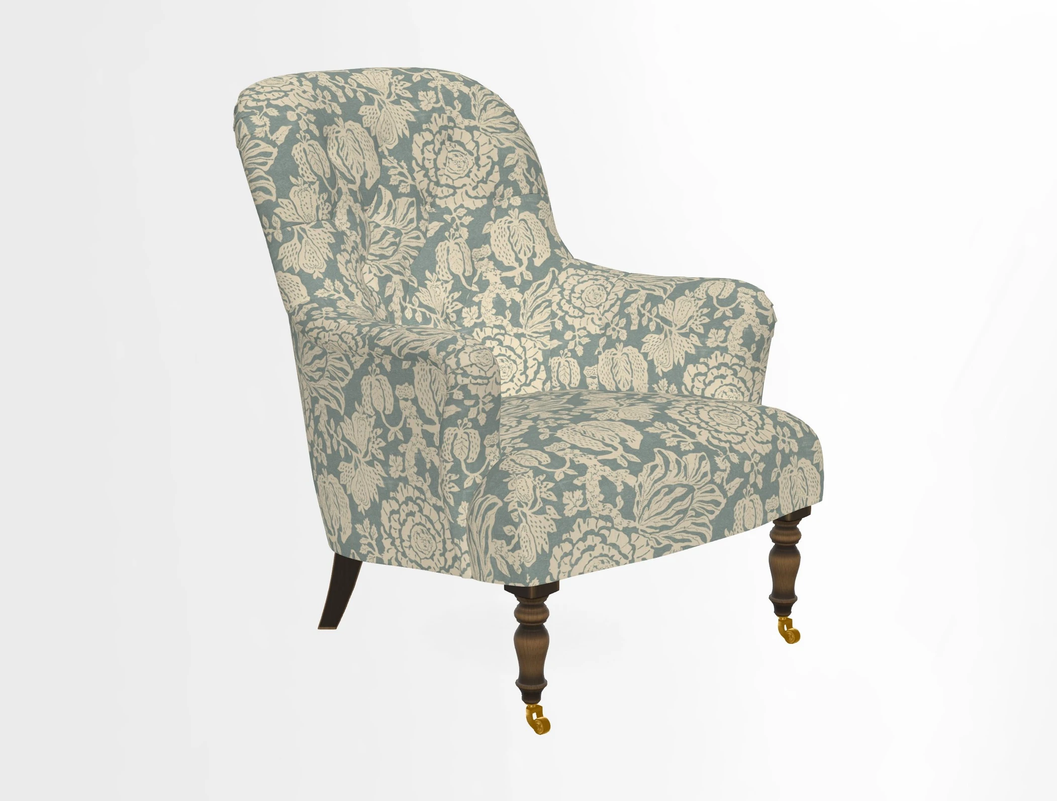 Tisbury Chair in House Clever Velvet Henna
