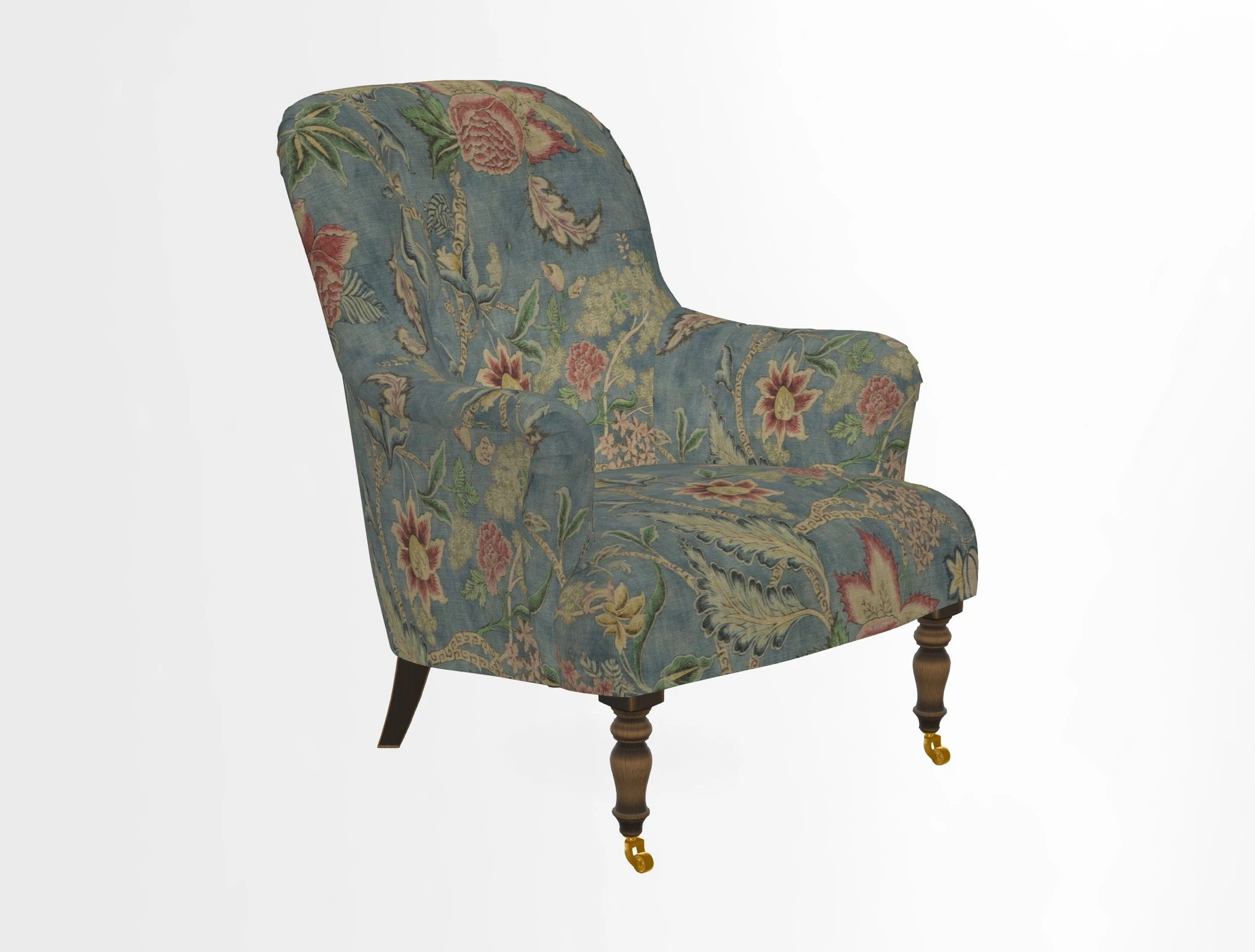 Tisbury Chair in House Clever Velvet Henna