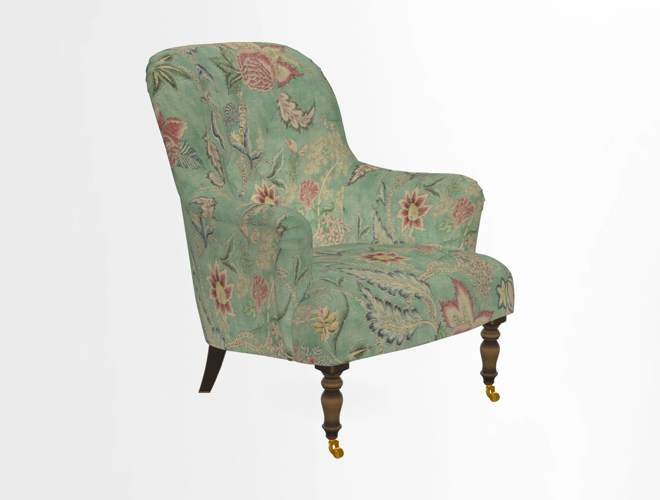 Tisbury Chair in House Clever Velvet Henna