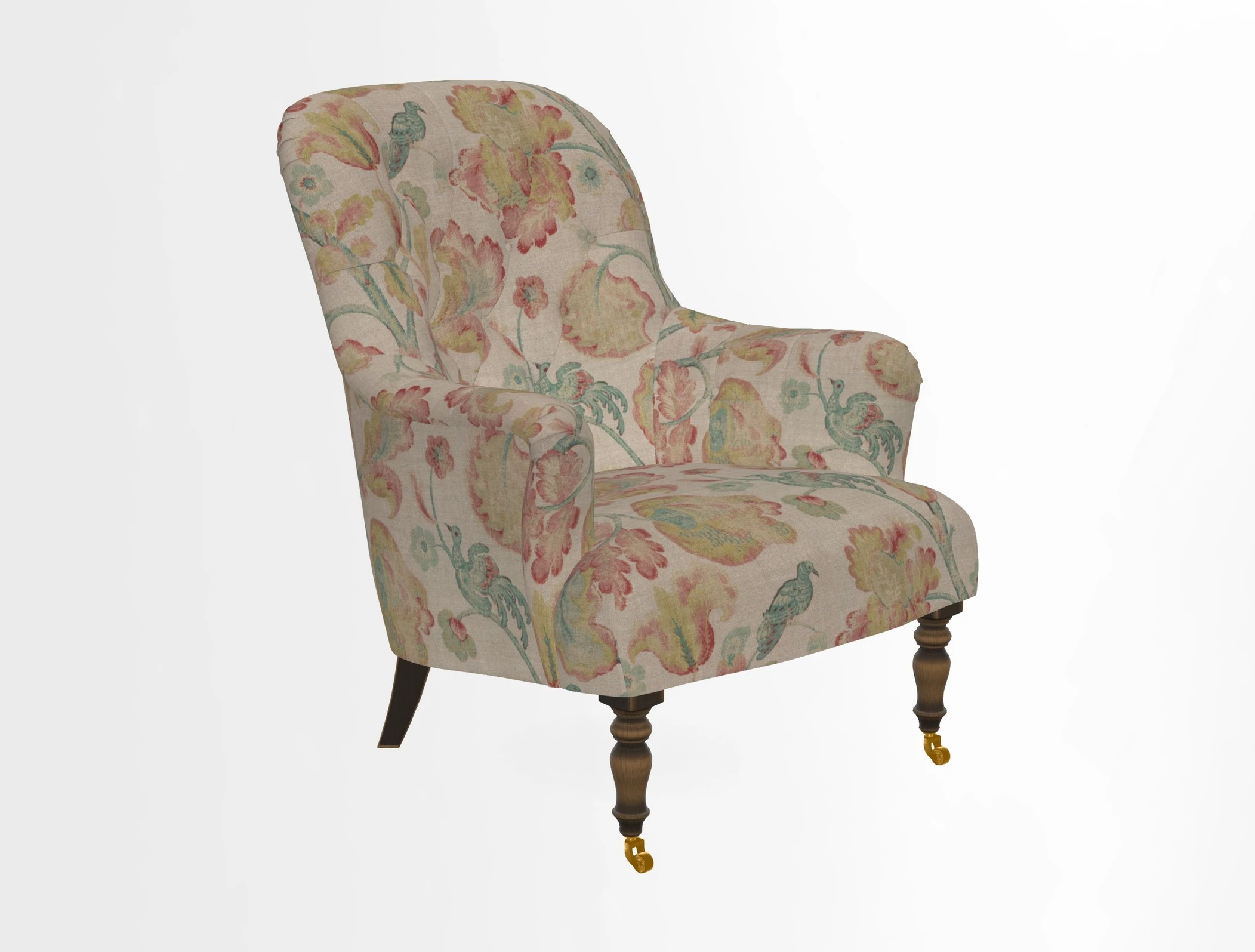 Tisbury Chair in House Clever Velvet Henna