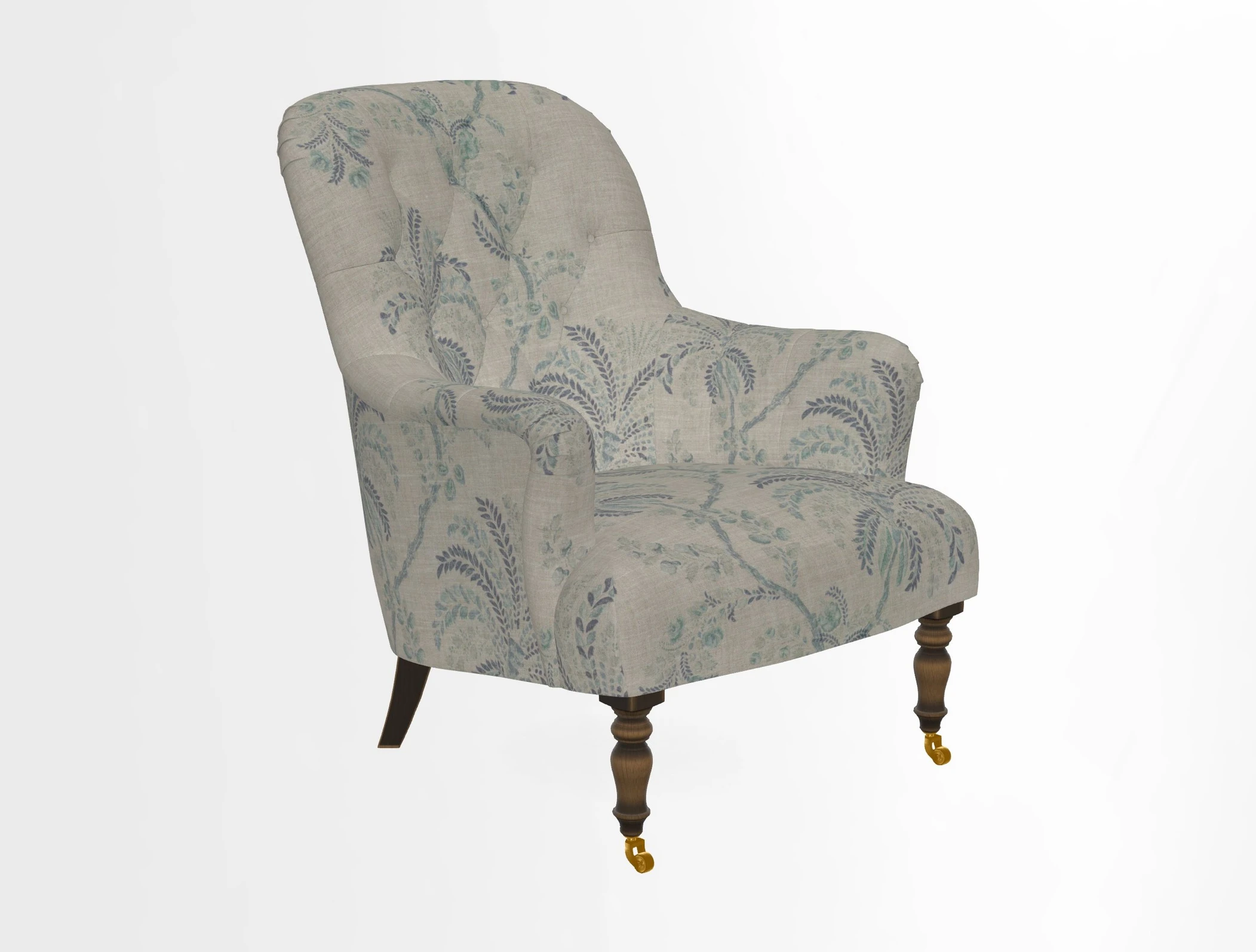 Tisbury Chair in House Clever Velvet Henna
