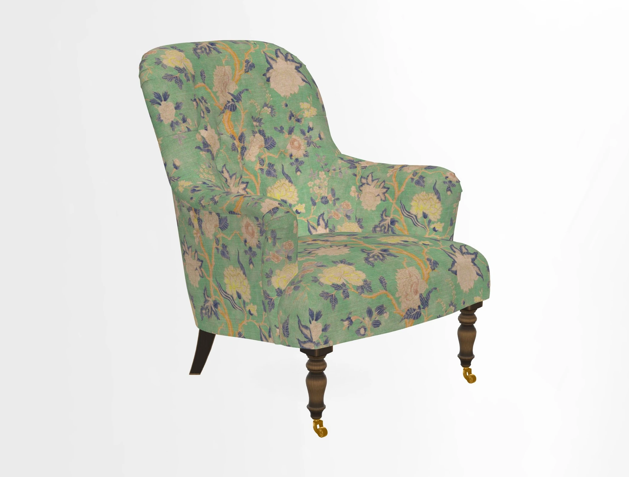 Tisbury Chair in House Clever Velvet Henna