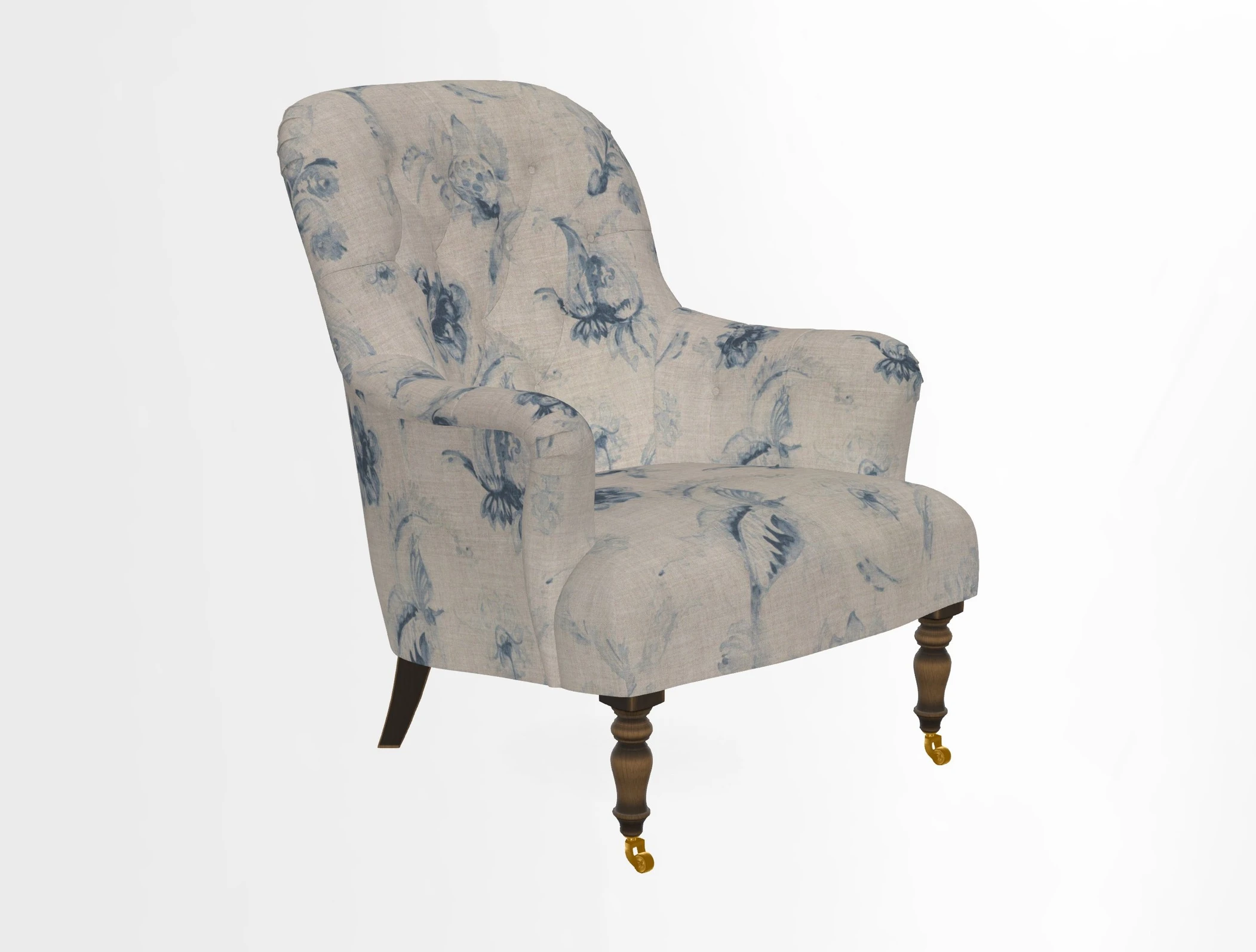 Tisbury Chair in House Clever Velvet Henna