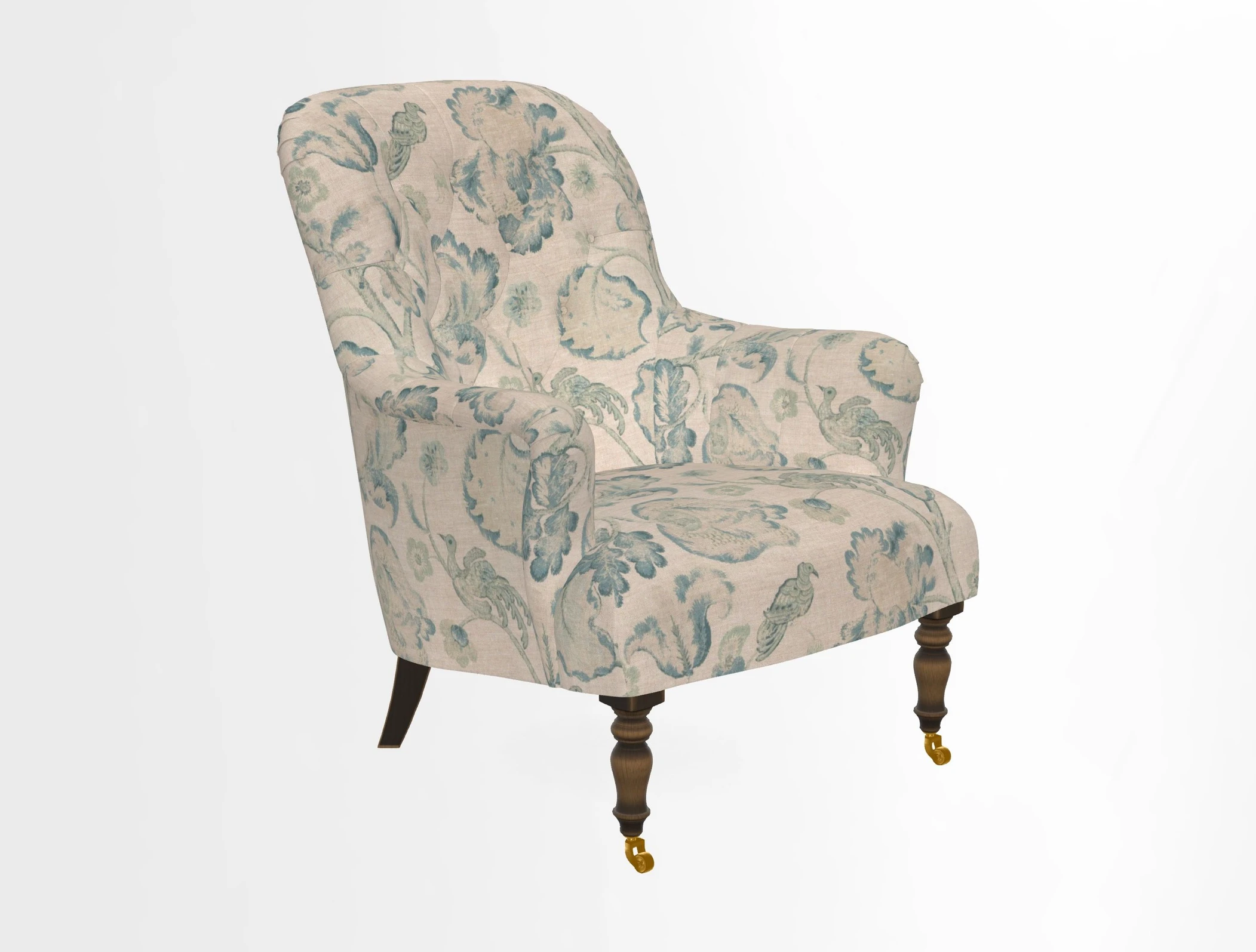 Tisbury Chair in House Clever Velvet Henna