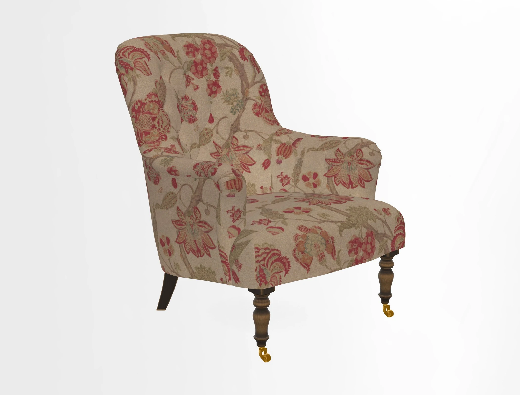Tisbury Chair in House Clever Velvet Henna