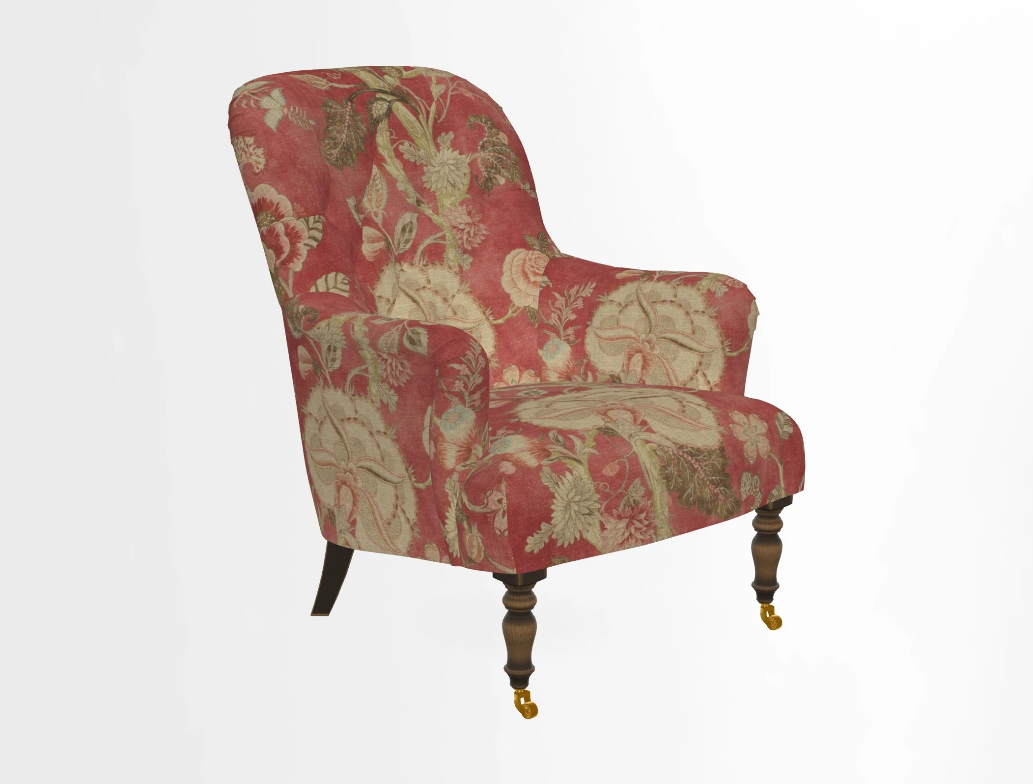 Tisbury Chair in House Clever Velvet Henna
