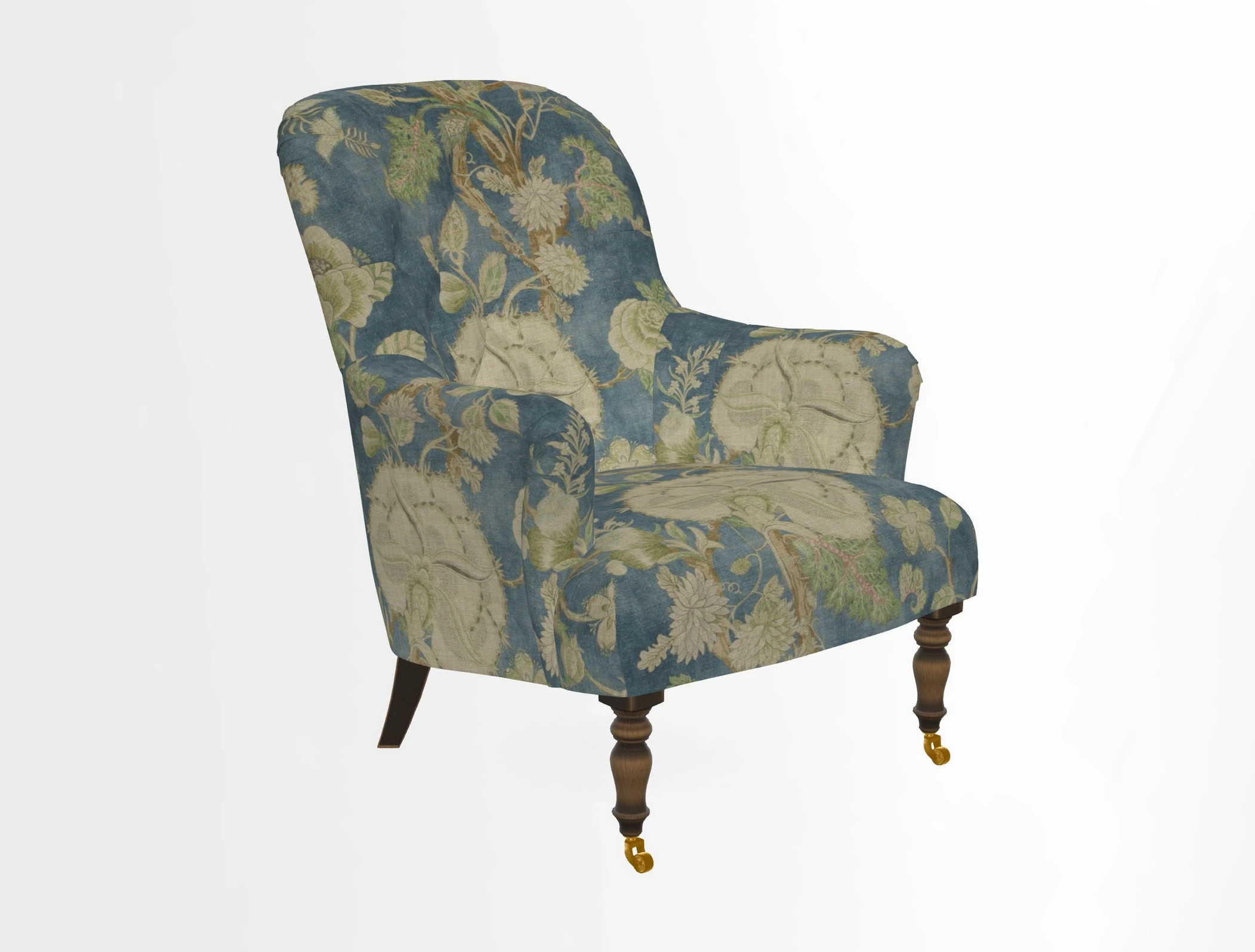 Tisbury Chair in House Clever Velvet Henna