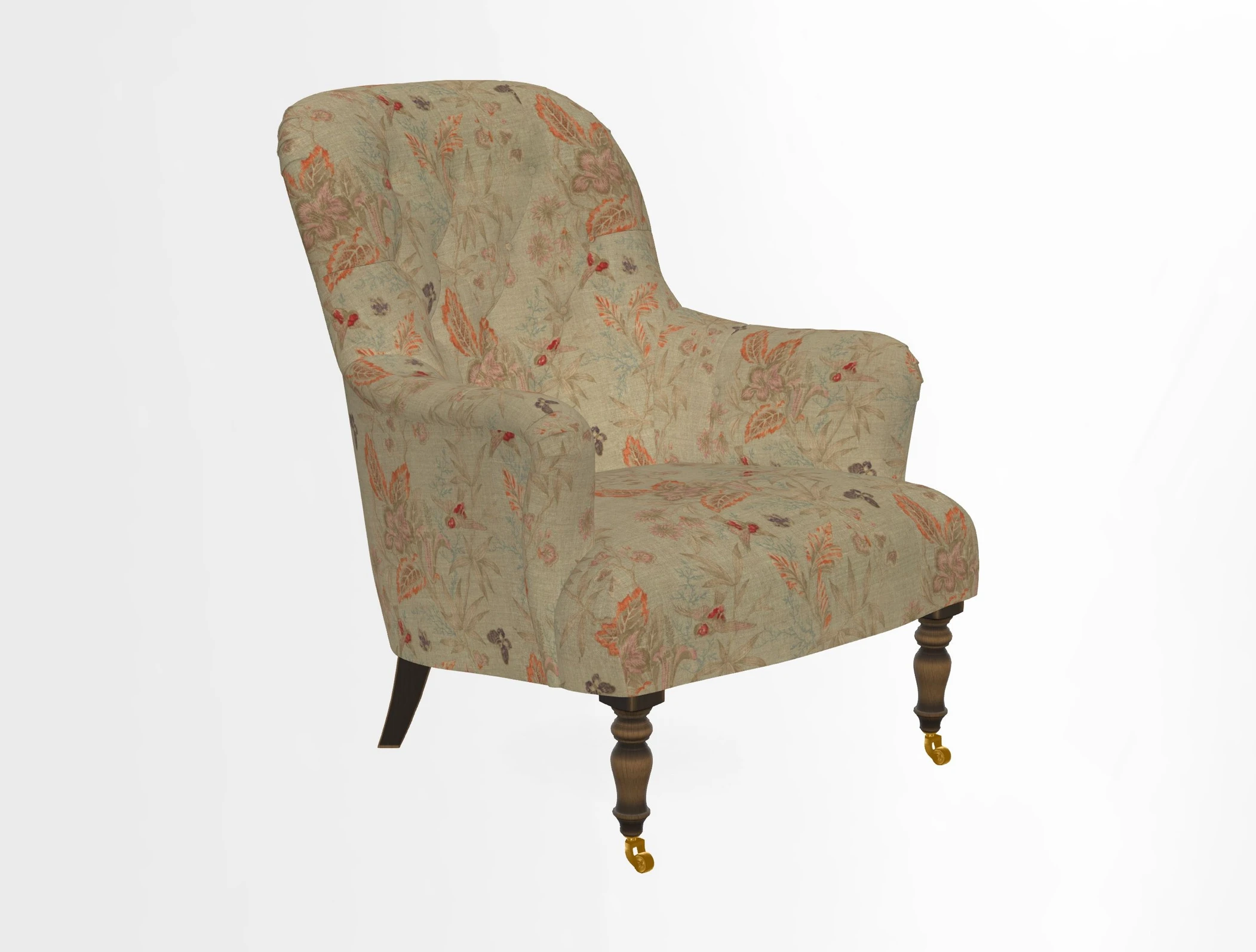 Tisbury Chair in House Clever Velvet Henna