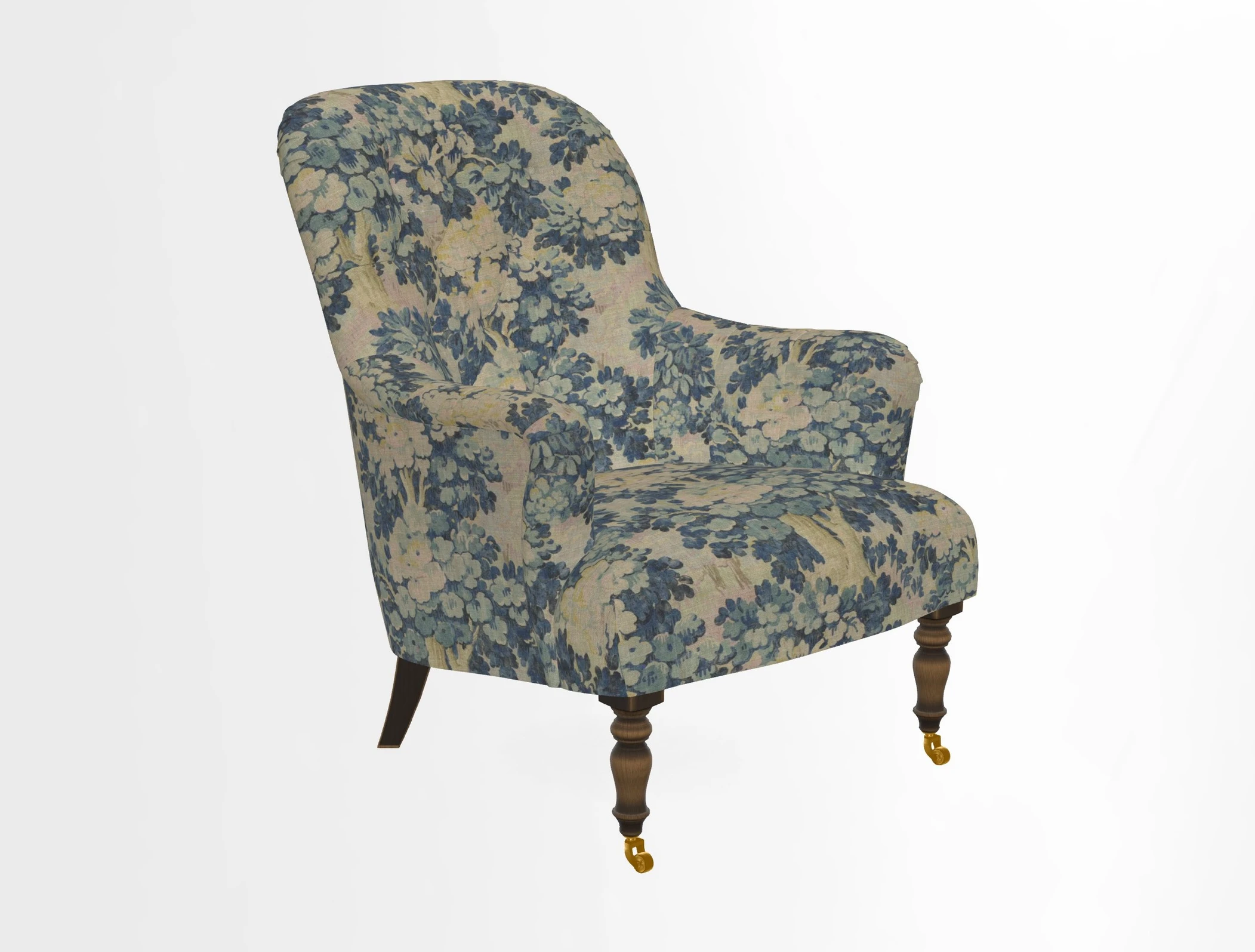 Tisbury Chair in House Clever Velvet Henna