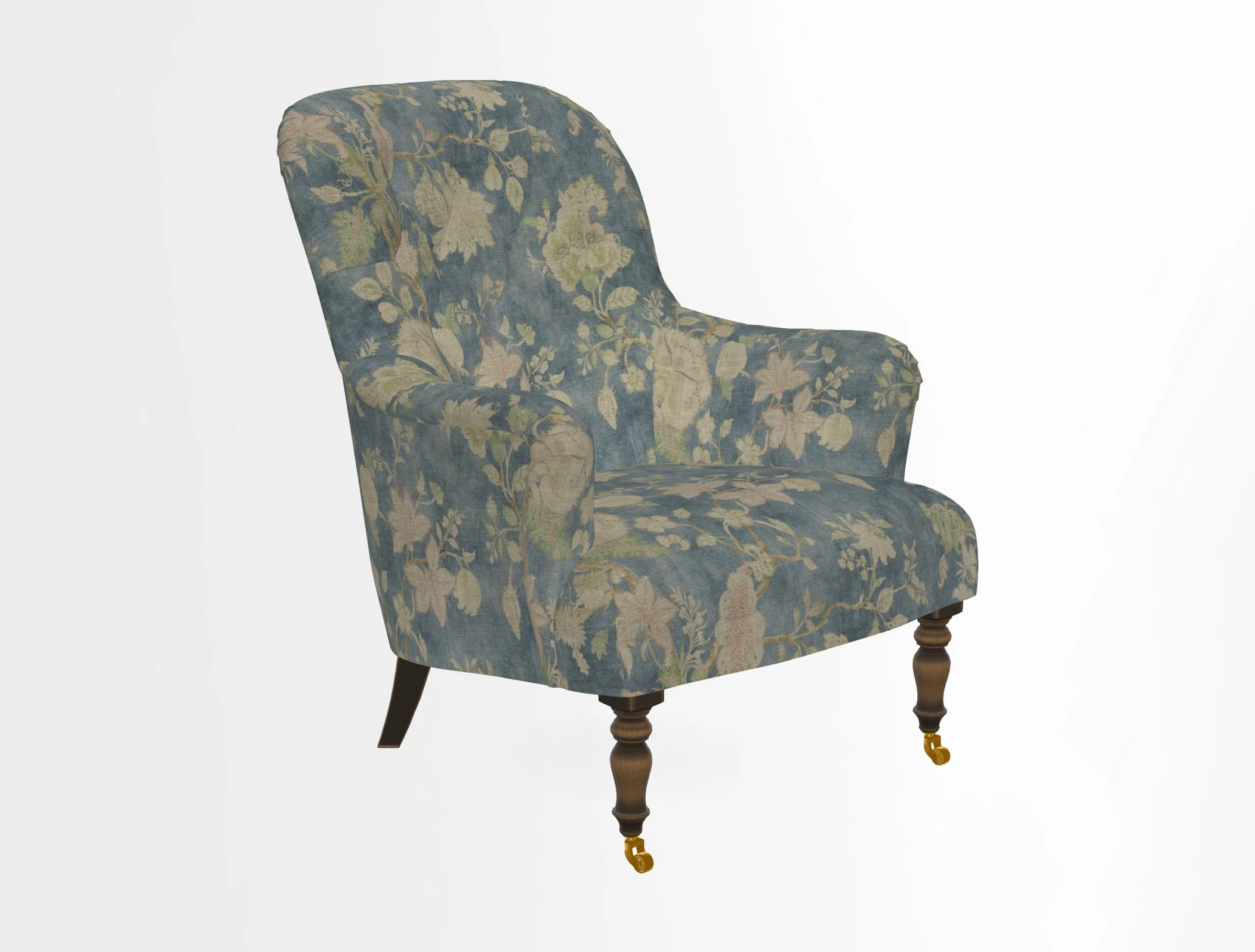 Tisbury Chair in House Clever Velvet Henna