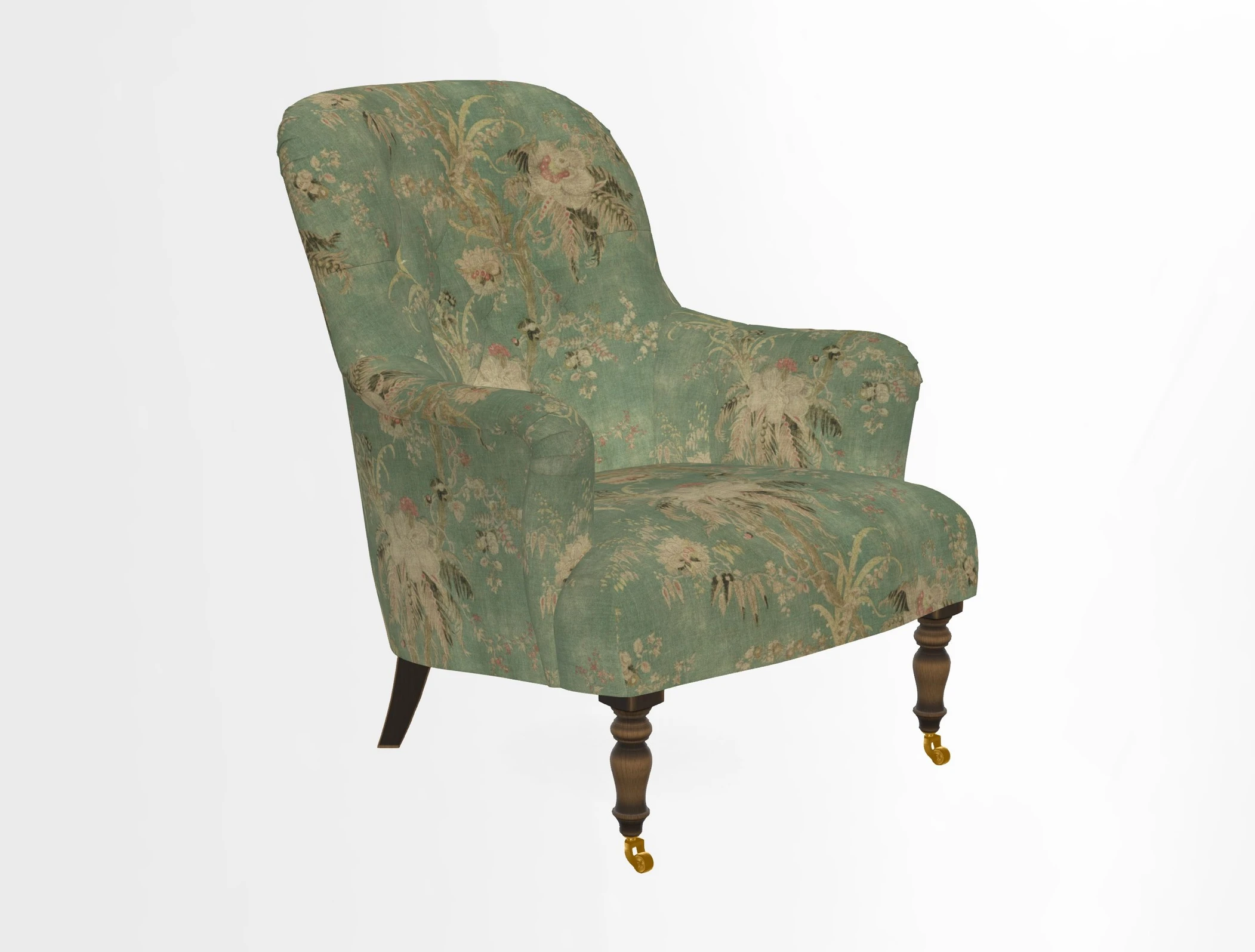 Tisbury Chair in House Clever Velvet Henna