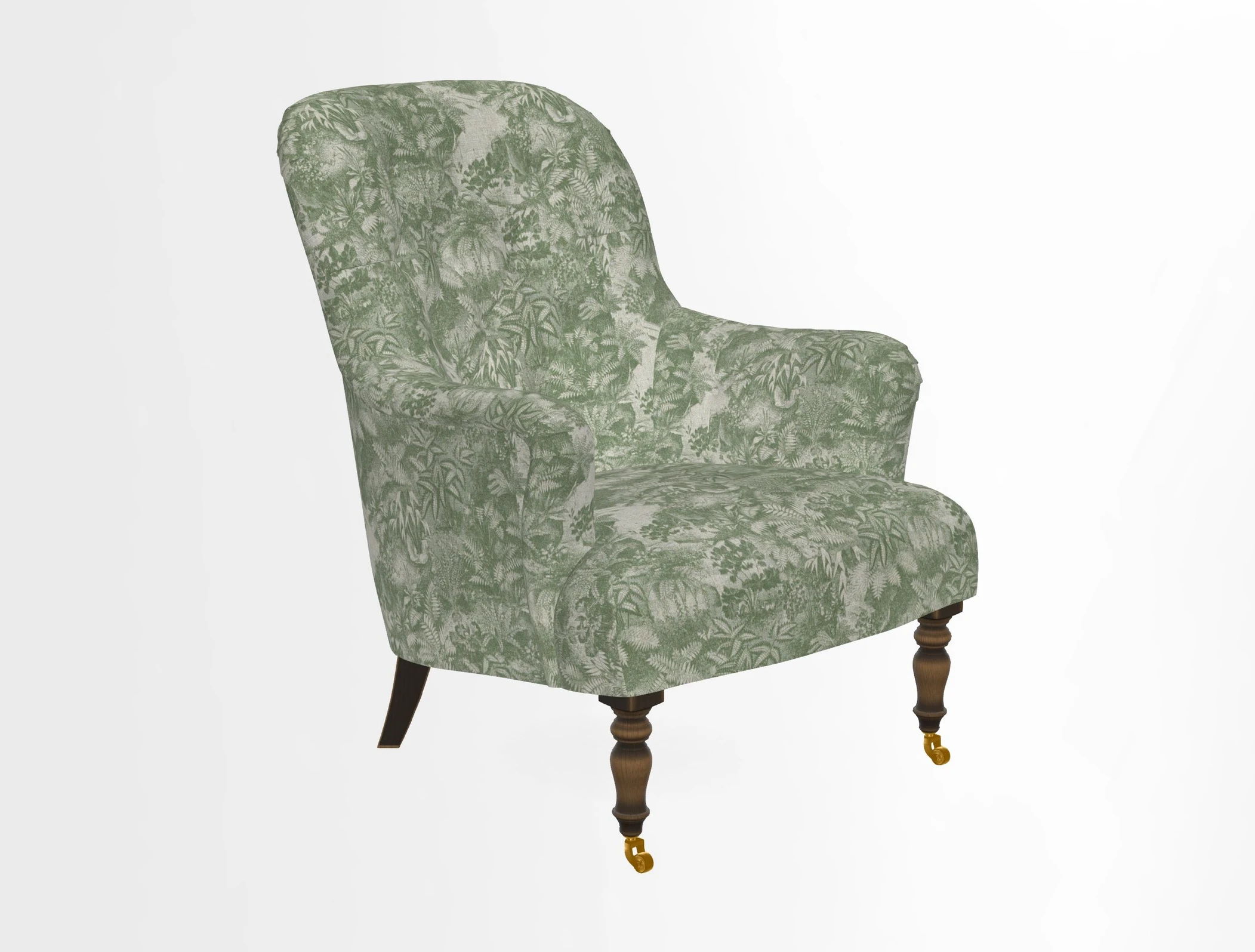 Tisbury Chair in House Clever Velvet Henna