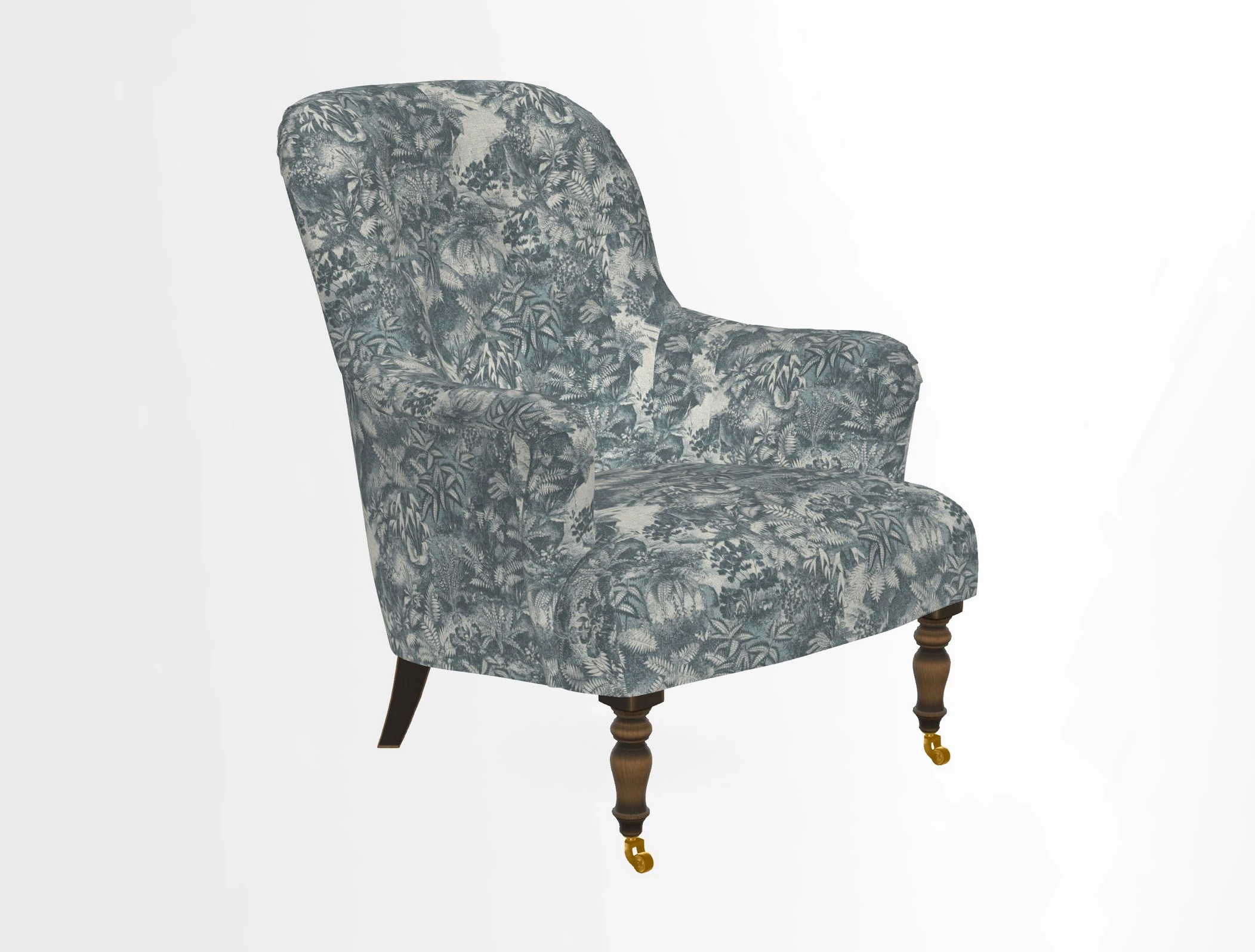 Tisbury Chair in House Clever Velvet Henna