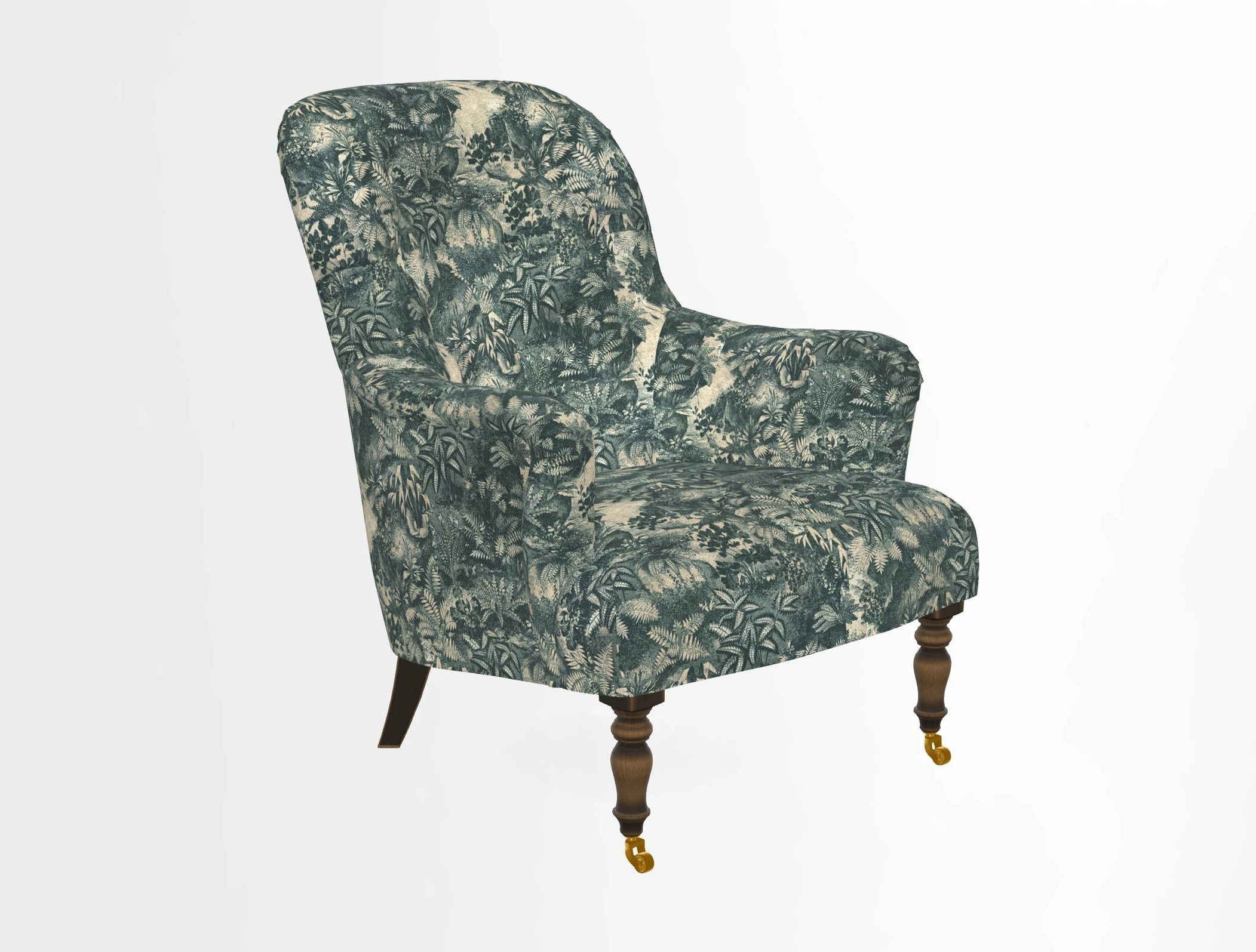 Tisbury Chair in House Clever Velvet Henna