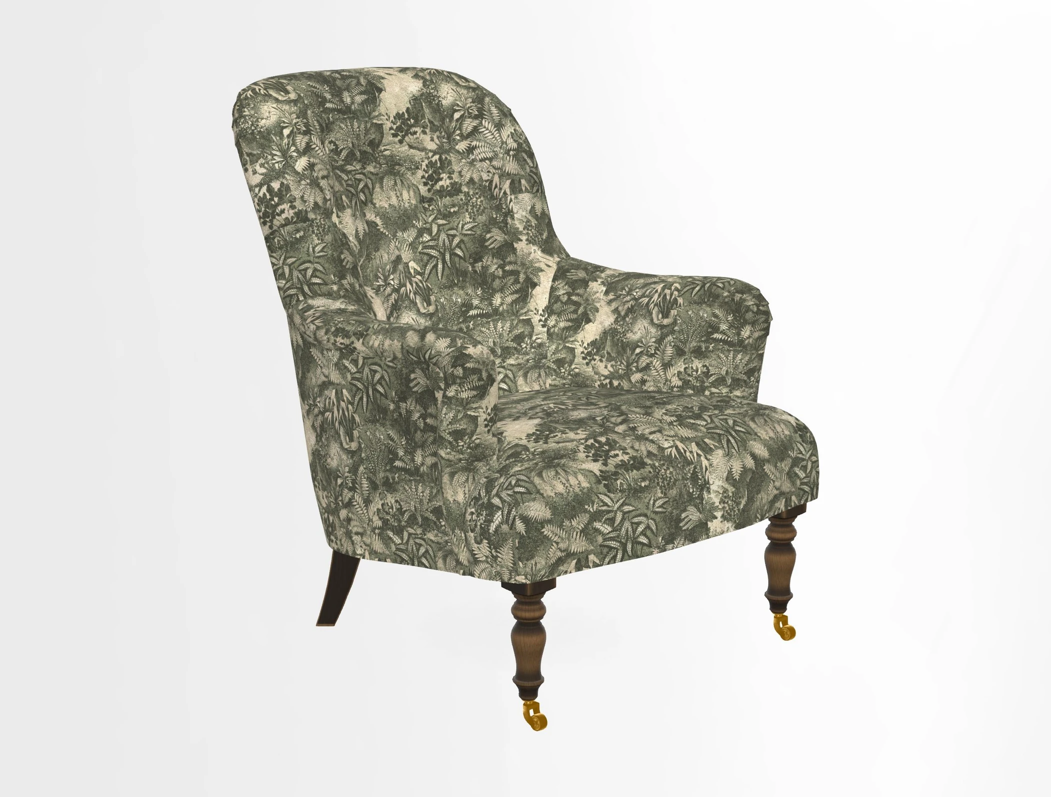 Tisbury Chair in House Clever Velvet Henna